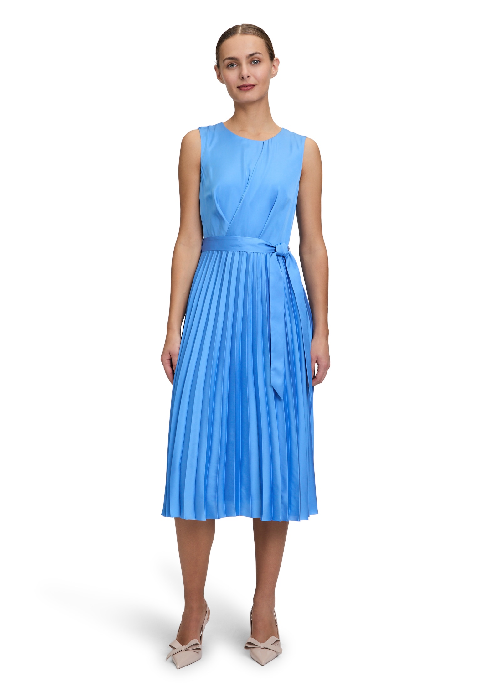 Betty&Co Midikleid »Chiffonkleid mit Plissee«