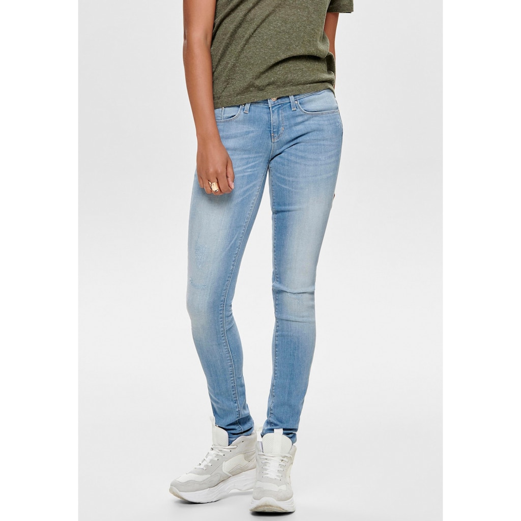 Only Skinny-fit-Jeans »ONLCORAL«, Low Waist