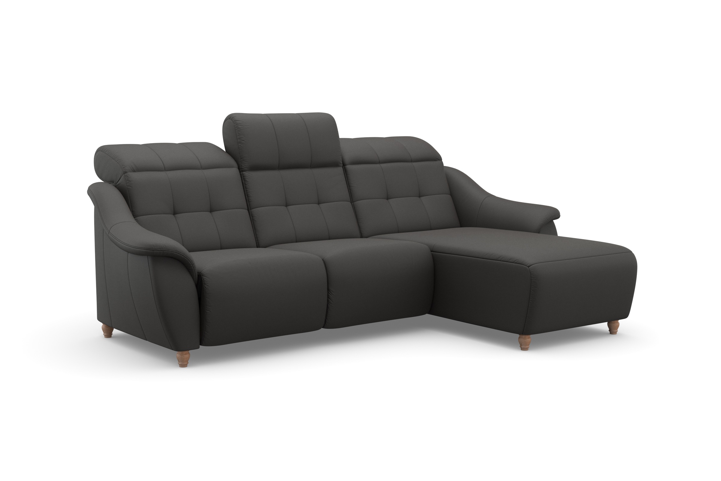 Home affaire Ecksofa »Boston L-Form«, (2 St.), Kopfteilverstellung an jeder Sitzfläche, wahlweise Relaxfunktion