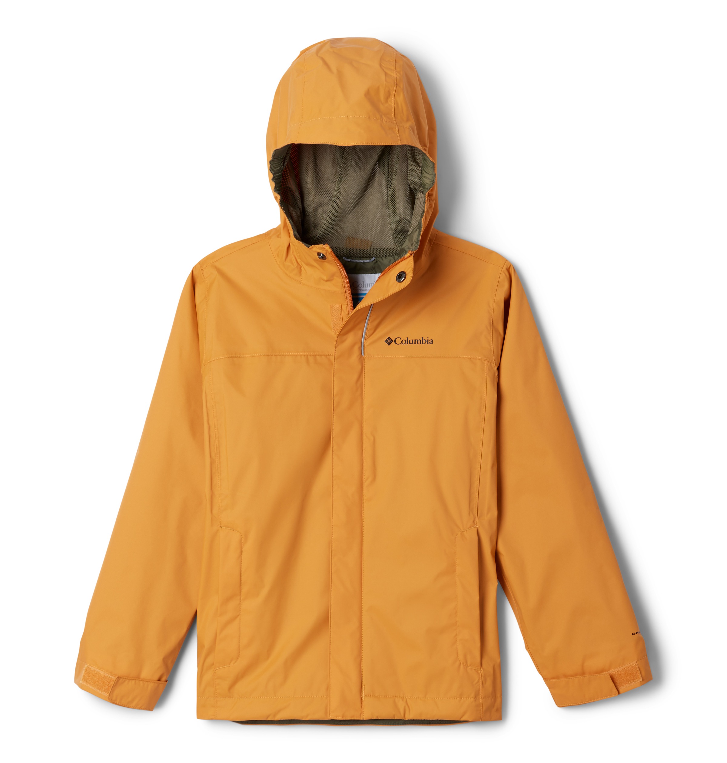 Columbia Regenjacke »Watertight II Jacket« mit Kapuze für Kinder in orange, Größe XL (164/170)