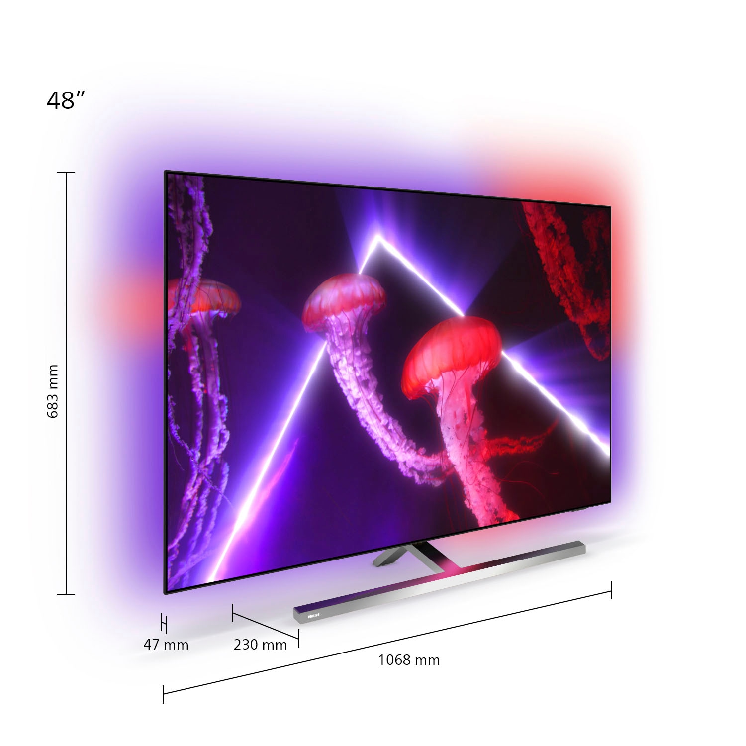121 Philips HD, -Android Shop Ultra OTTO »48OLED807/12«, Zoll, OLED-Fernseher 4K Online TV cm/48 Smart-TV im