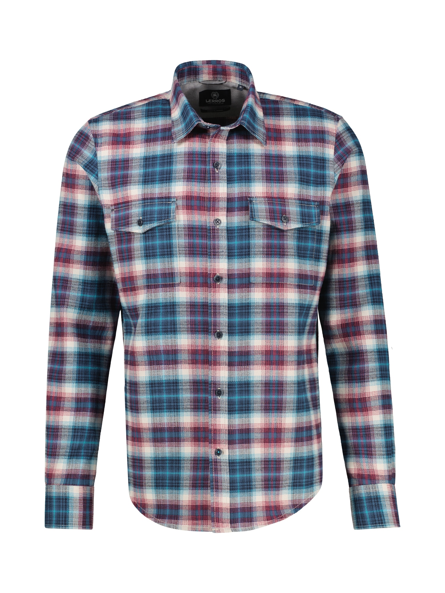 LERROS Karohemd »LERROS Casual Flanellhemd - weicher Twill, starker Style«