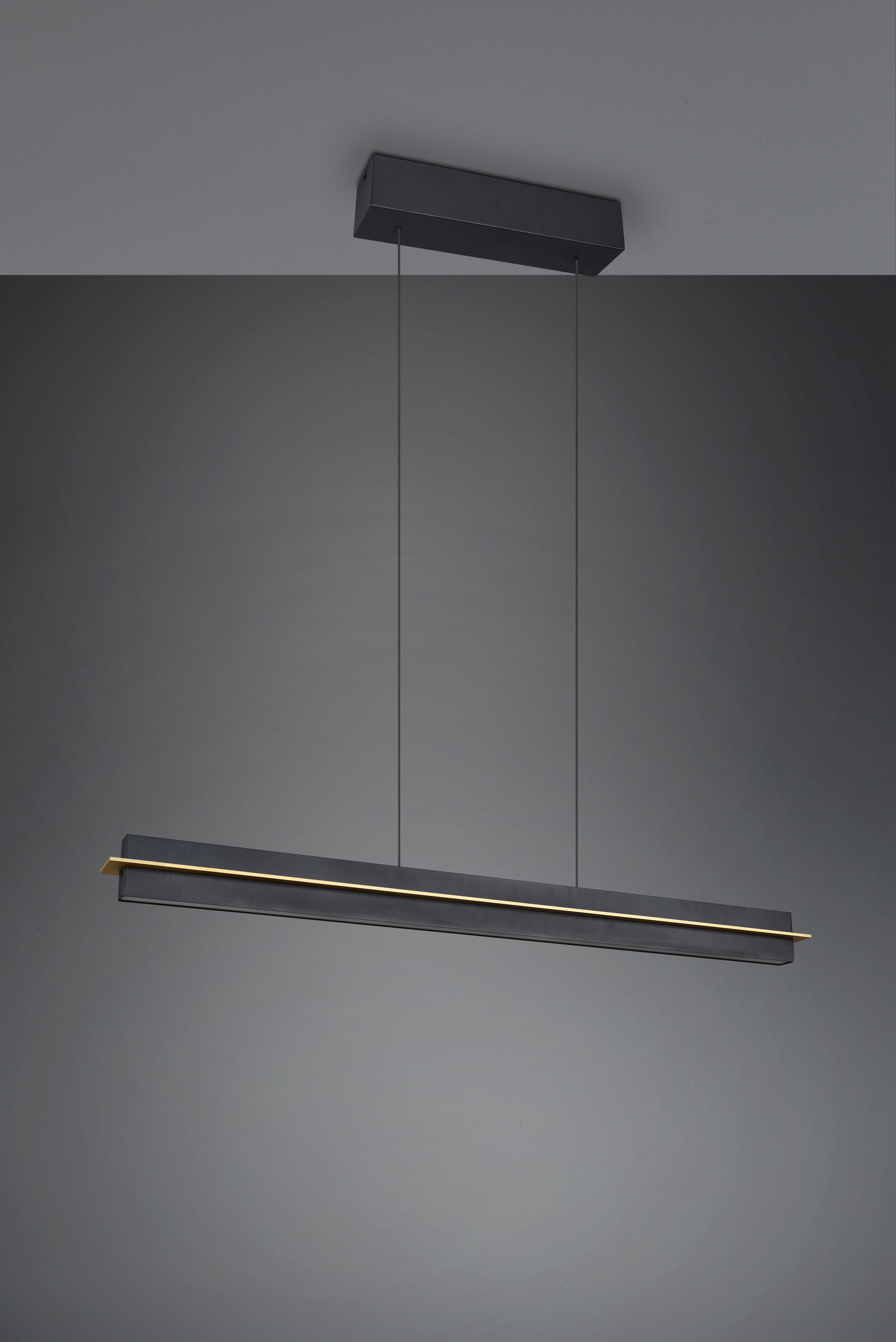 TRIO Leuchten LED Pendelleuchte »EMERSON, LED Hängeleuchte höhenverstellbar, 4-Stufen Touch Dimmer« LED-Board 1 Stk. Farbwechsler | warmweiß - kaltweiß Lichtfarbe einstellbar 2700-5000K warm- bis kaltweiß, Höhe max 150 cm