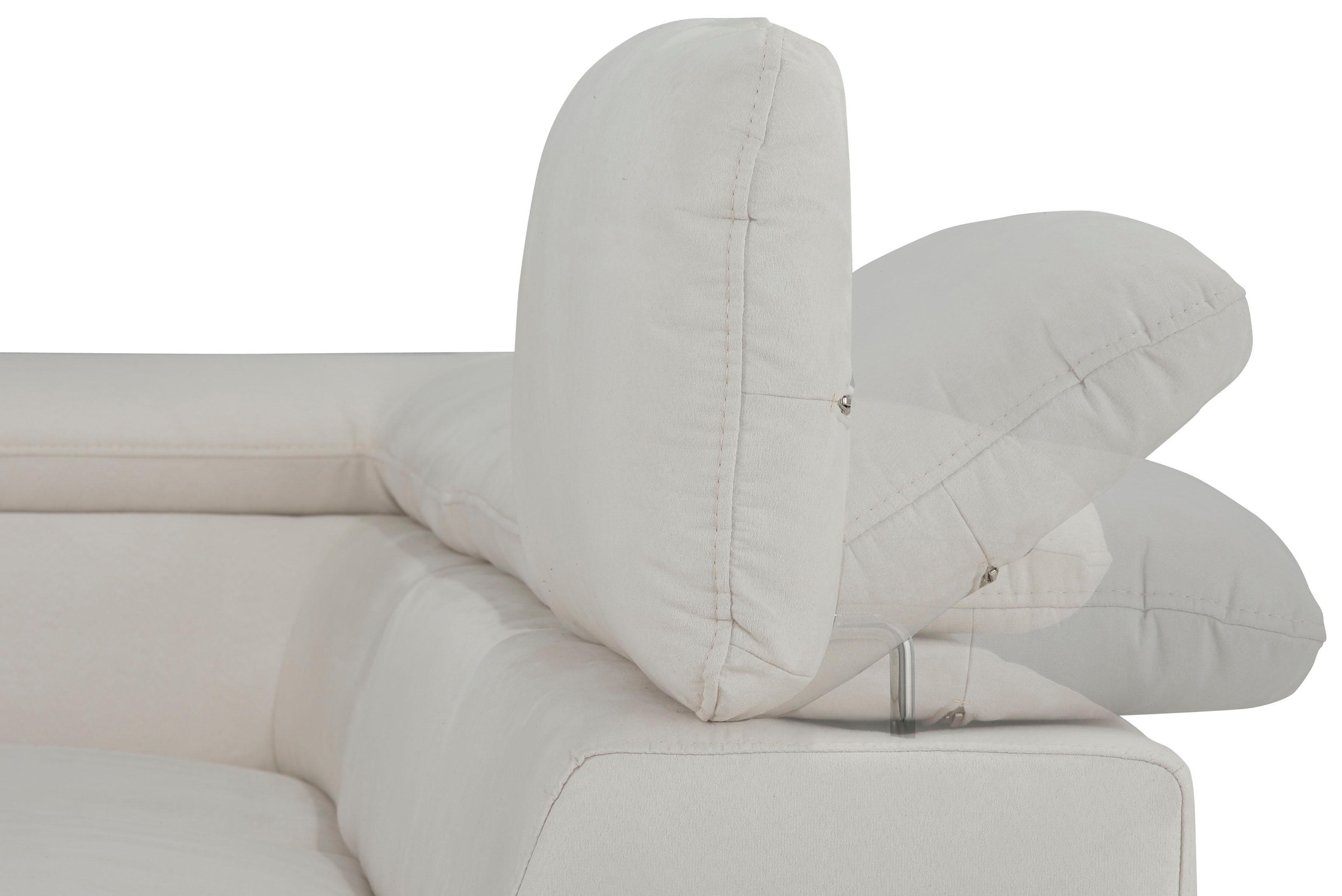 Home affaire Ecksofa »Alberto L-Form« mit Kopfteilverstellung, wahlweise mit Bettfunktion