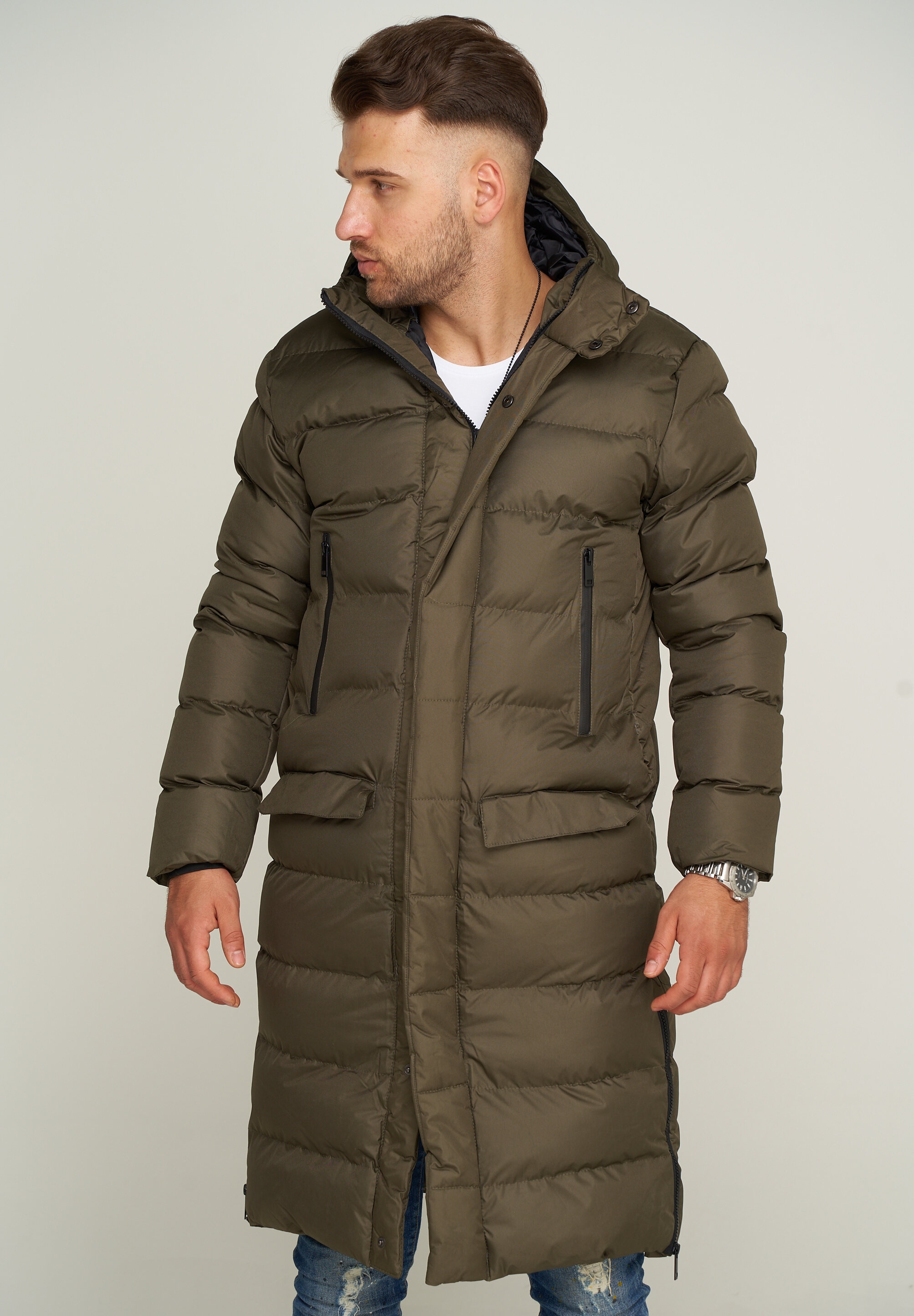 SOULSTAR Parka »Winterjacke als Langer Steppmantel - Winterparka«