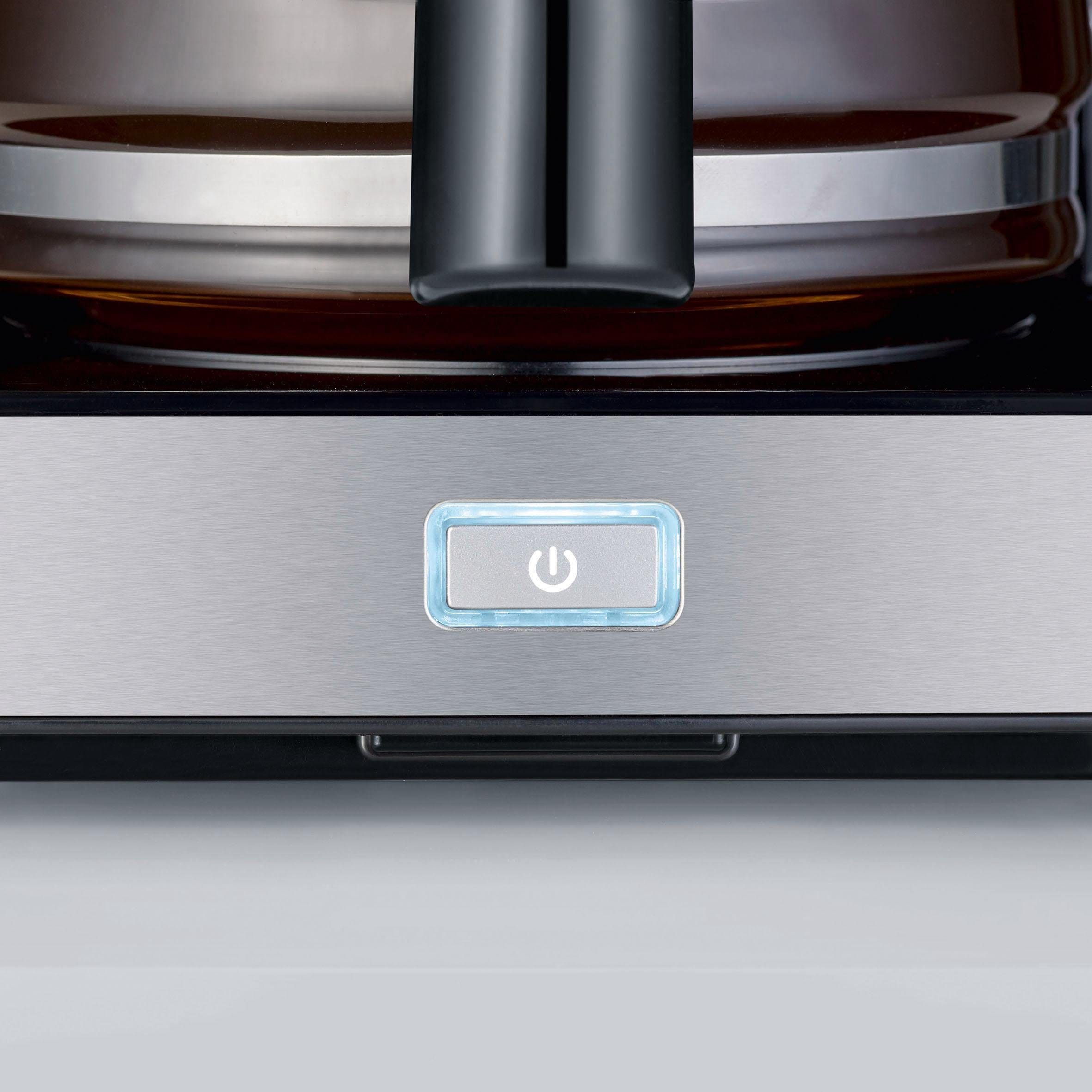 Graef Filterkaffeemaschine »FK 402« 1,25 l Kaffeekanne Korbfilter 1x4 mit Glaskanne, schwarz