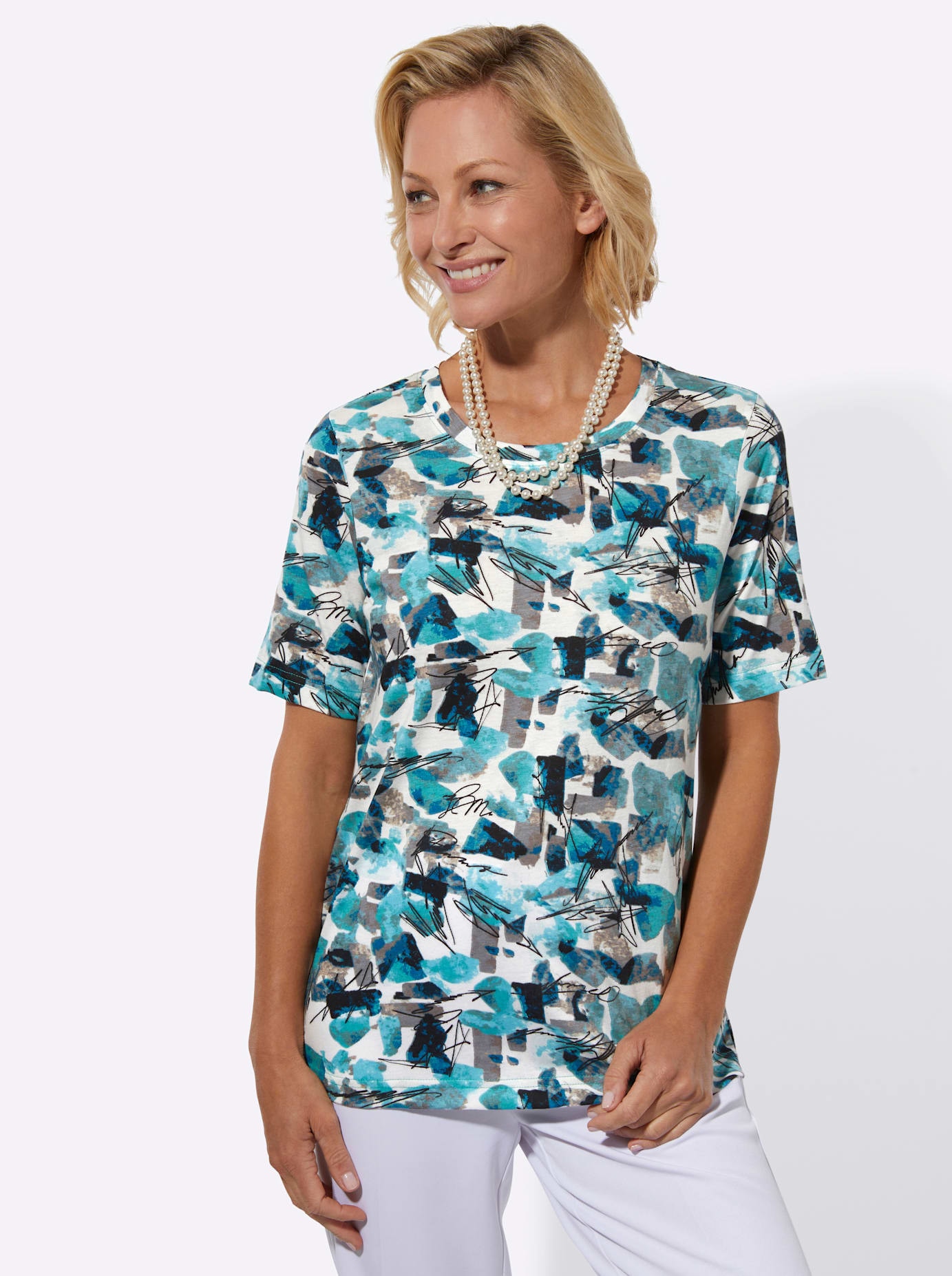 Classic Rundhalsshirt »Kurzarm-Shirt« 1 tlg.