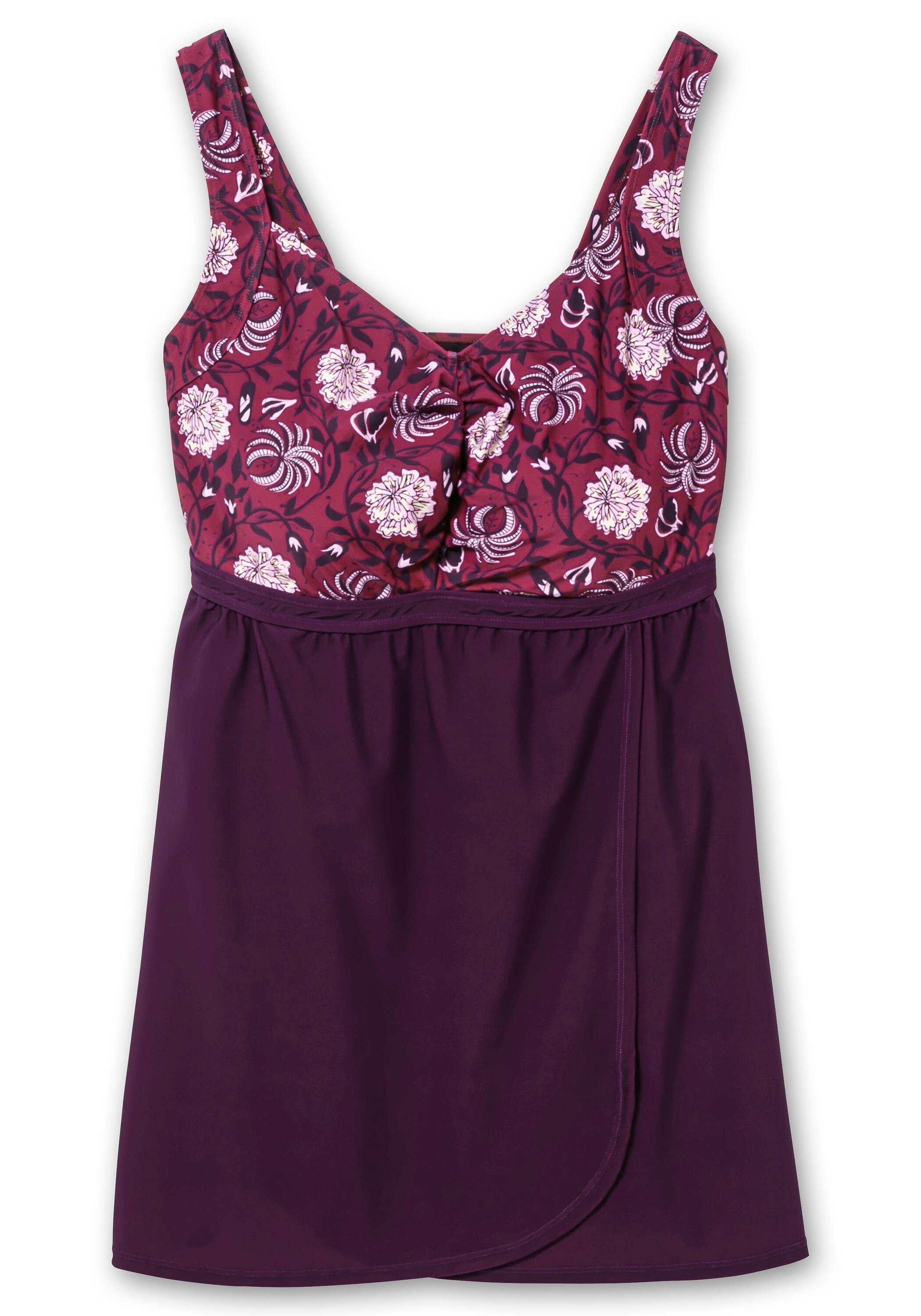 Sheego Tankini-Top »Tankini-Oberteil in ausgestellter Longform«