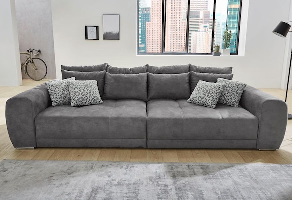 Big Sofa in Grau
