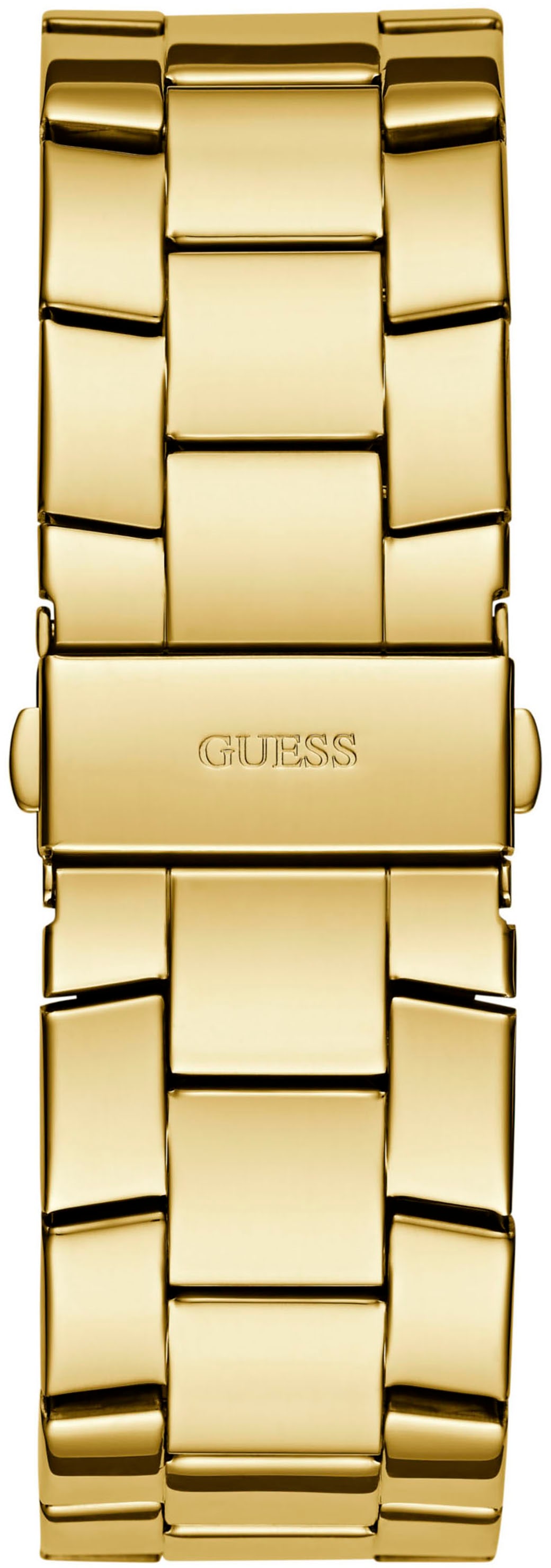 Guess Multifunktionsuhr »MAJESTIC«, Quarzuhr, Armbanduhr, Herren, Datum, 12/24-Std.-Anzeige,Kristallsteine