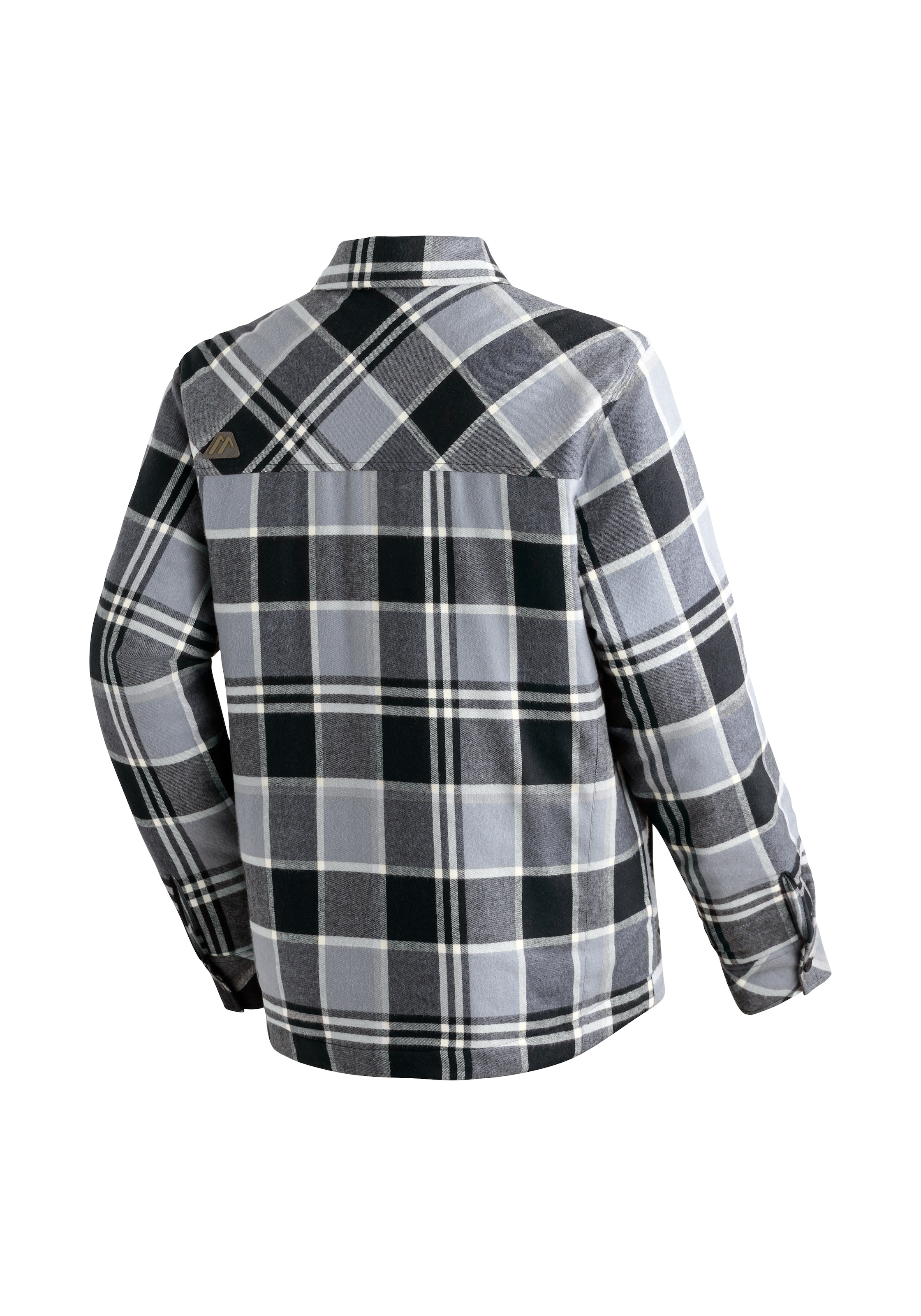 Maier Sports Funktionshemd »Camquadri M«, wattiertes Herren Hemd warmes Fleecematerial