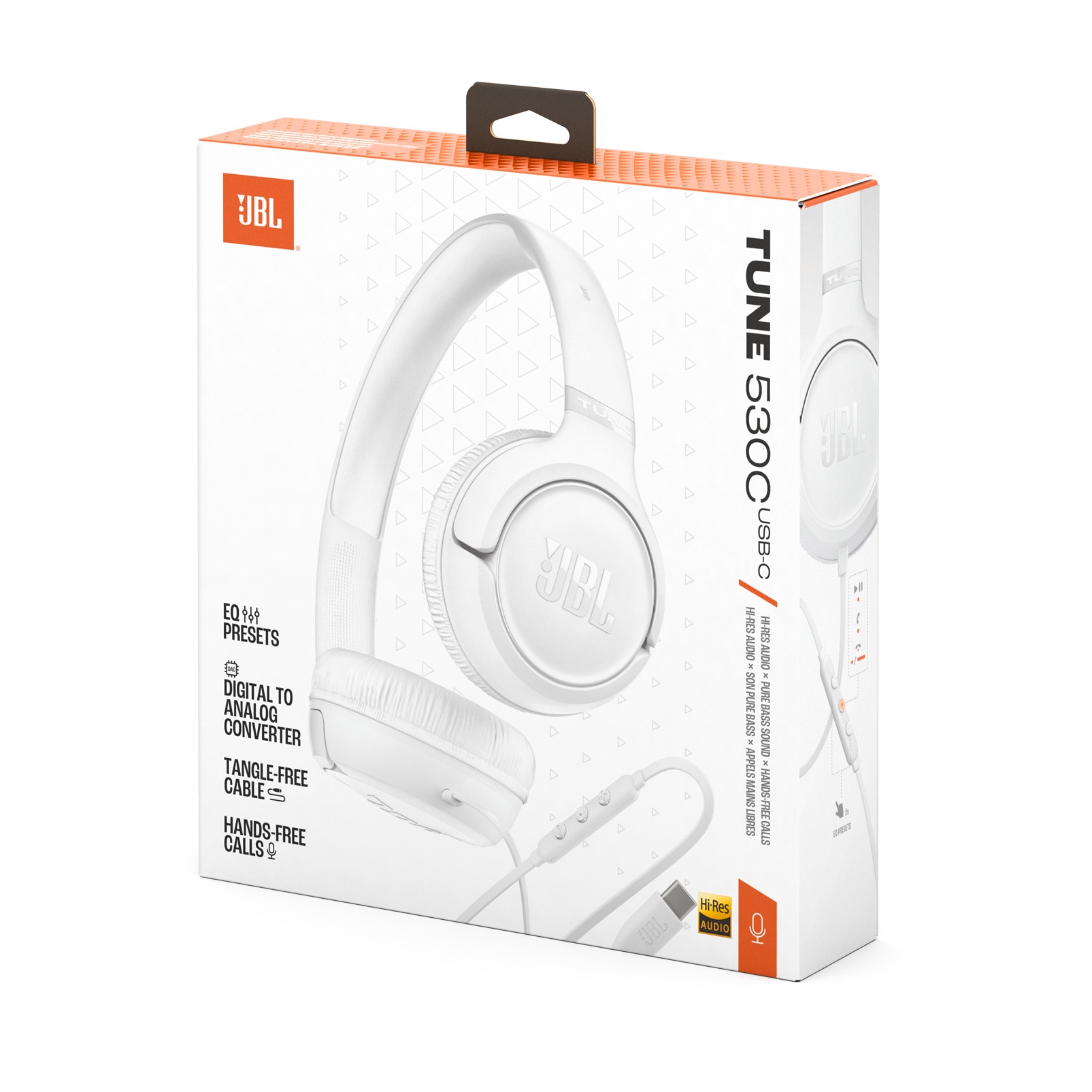 JBL On-Ear-Kopfhörer »Tune 530C USB-C« Freisprechfunktion Kabelgebundener On-Ear-Kopfhörer