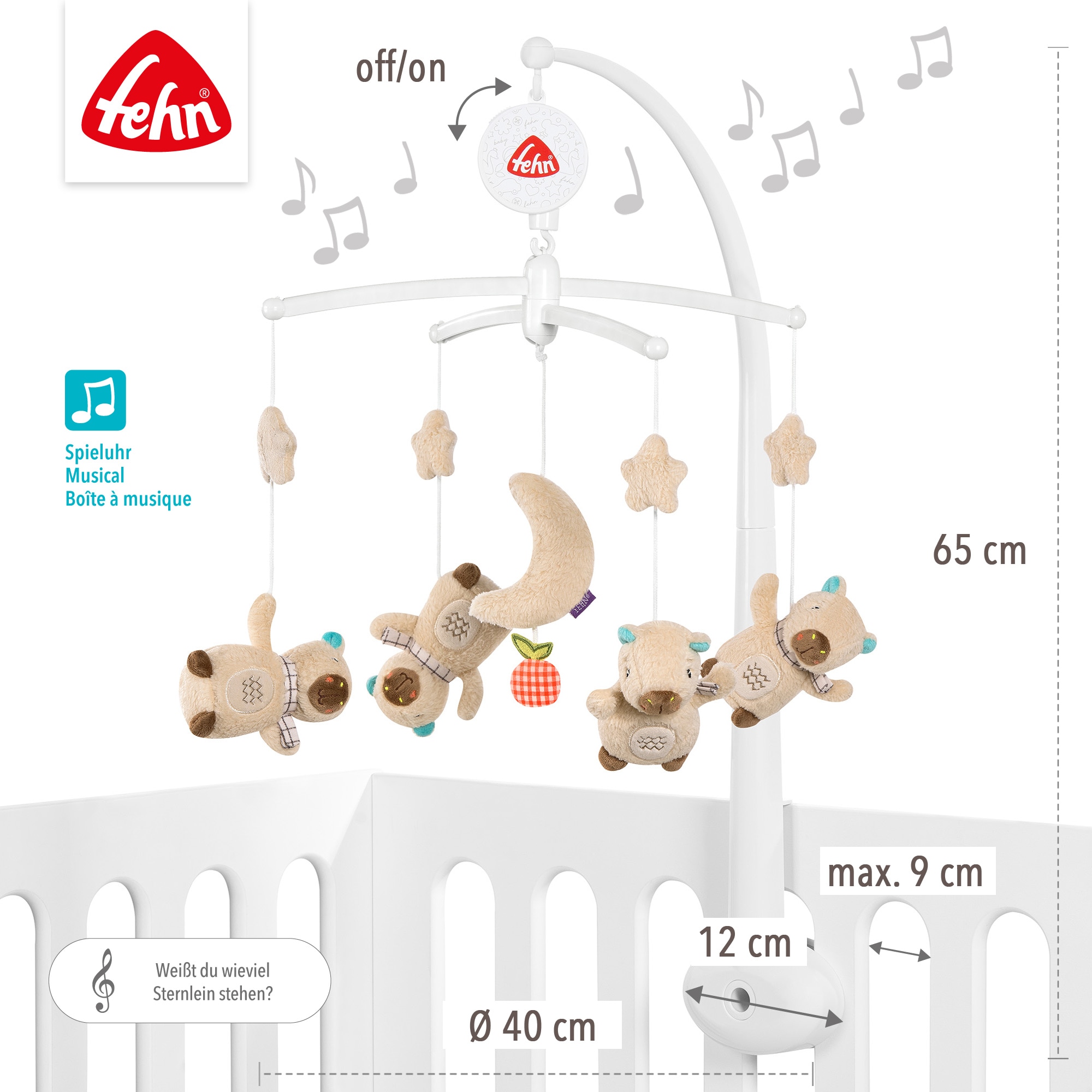 Fehn Mobile »Capybara Clara, Mobile Capybara« mit Sound