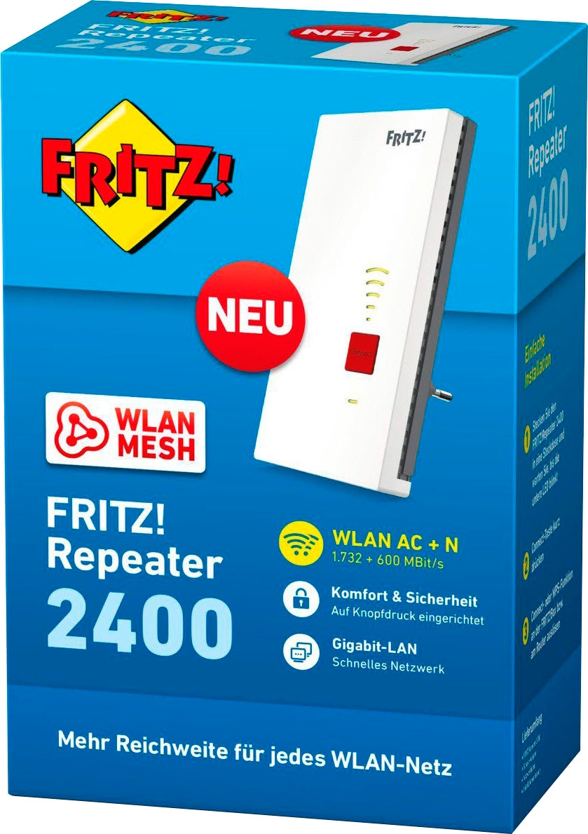 AVM WLAN-Repeater »FRITZ!WLAN Mesh Repeater 2400«