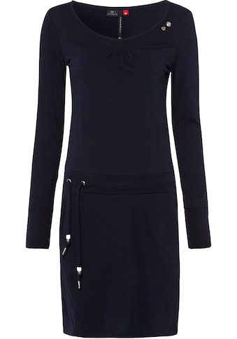 Ragwear Jerseykleid »PENELOPE«, mit Kordelzug und kontrastigen Zierperlen-Besatz kaufen