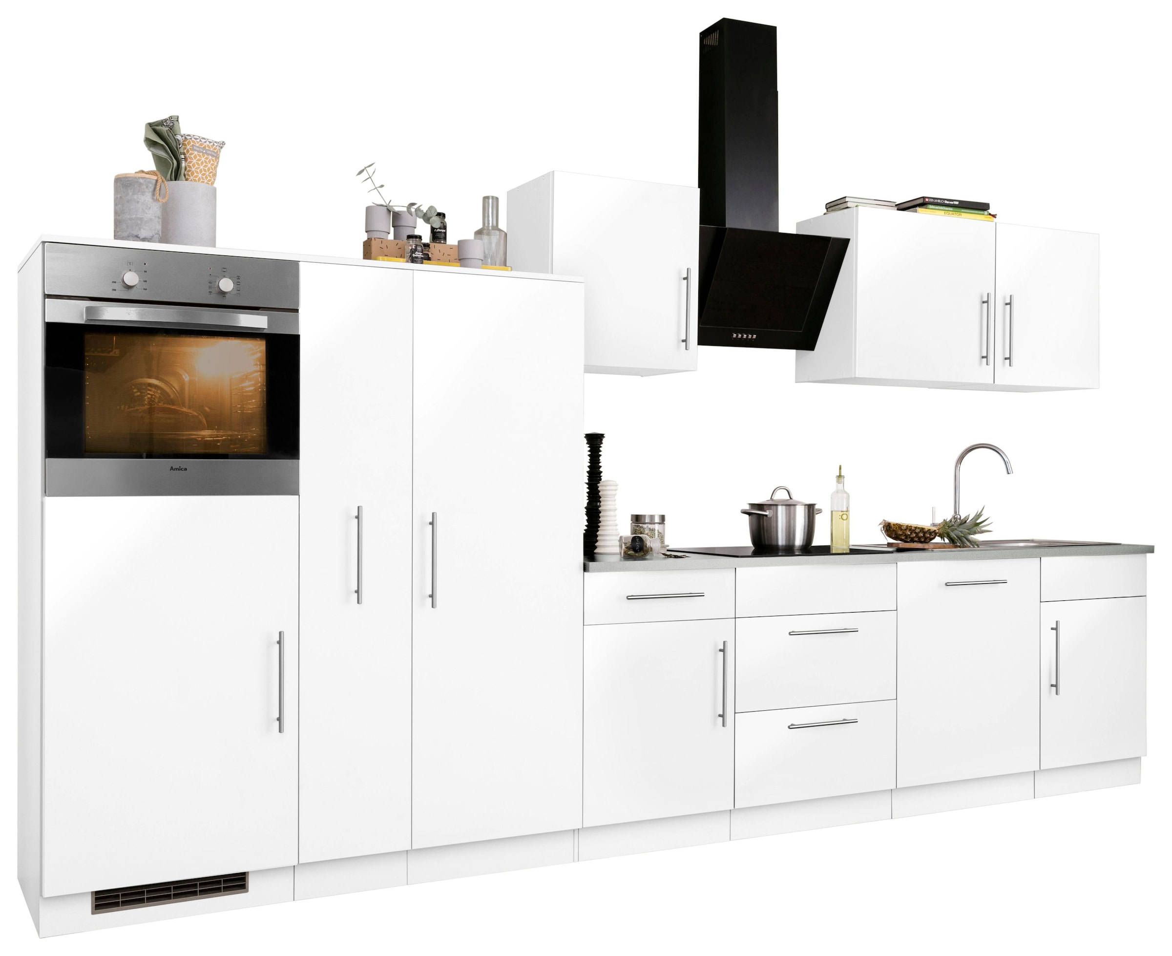 wiho Küchen Küchenzeile »Cali«, OTTO Online E-Geräten, Breite Shop mit 360 cm im