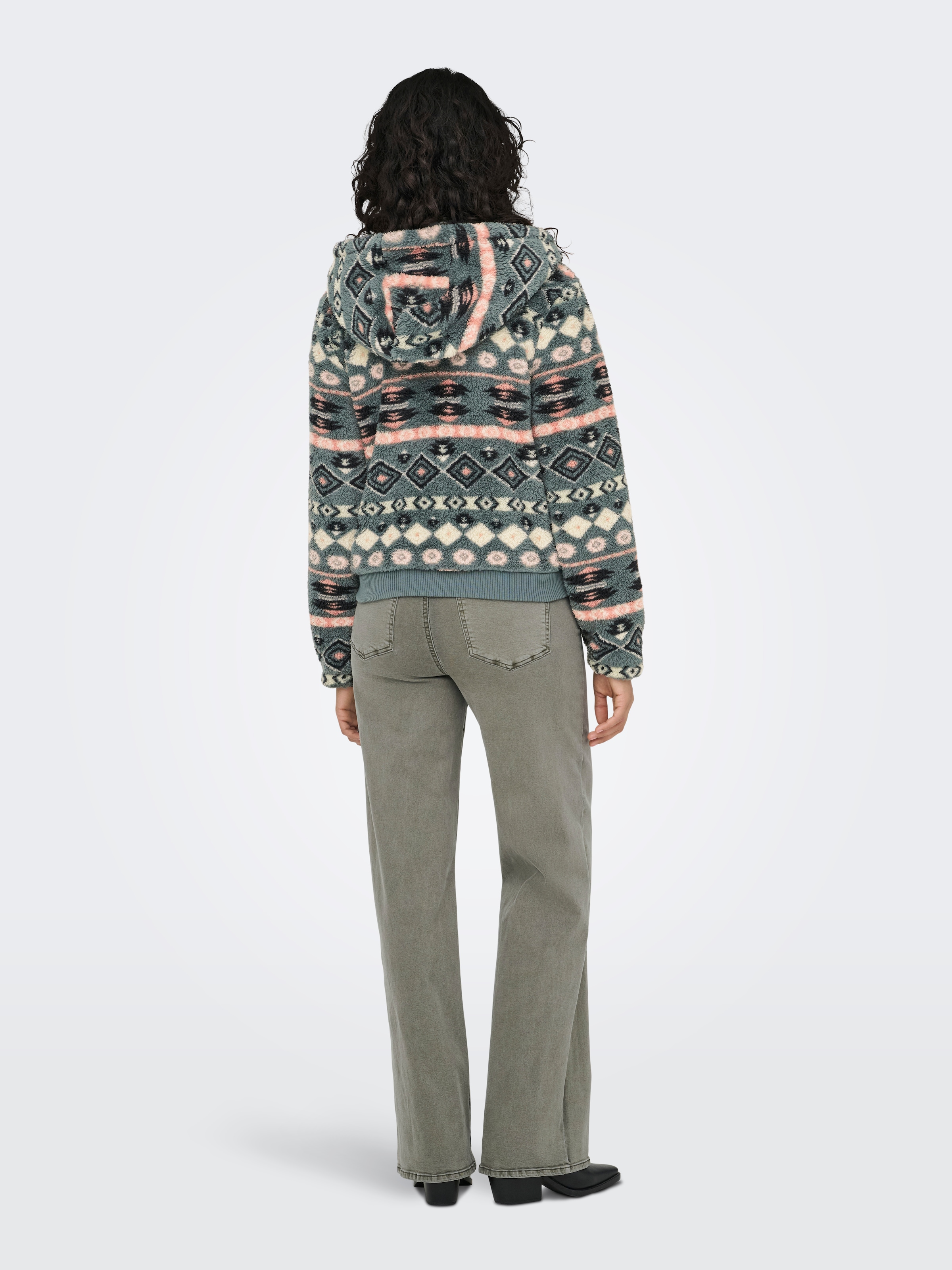 ONLY Outdoorjacke »ONLANNA CONTACT AOP HOOD JACKET OTW CS« mit Kapuze