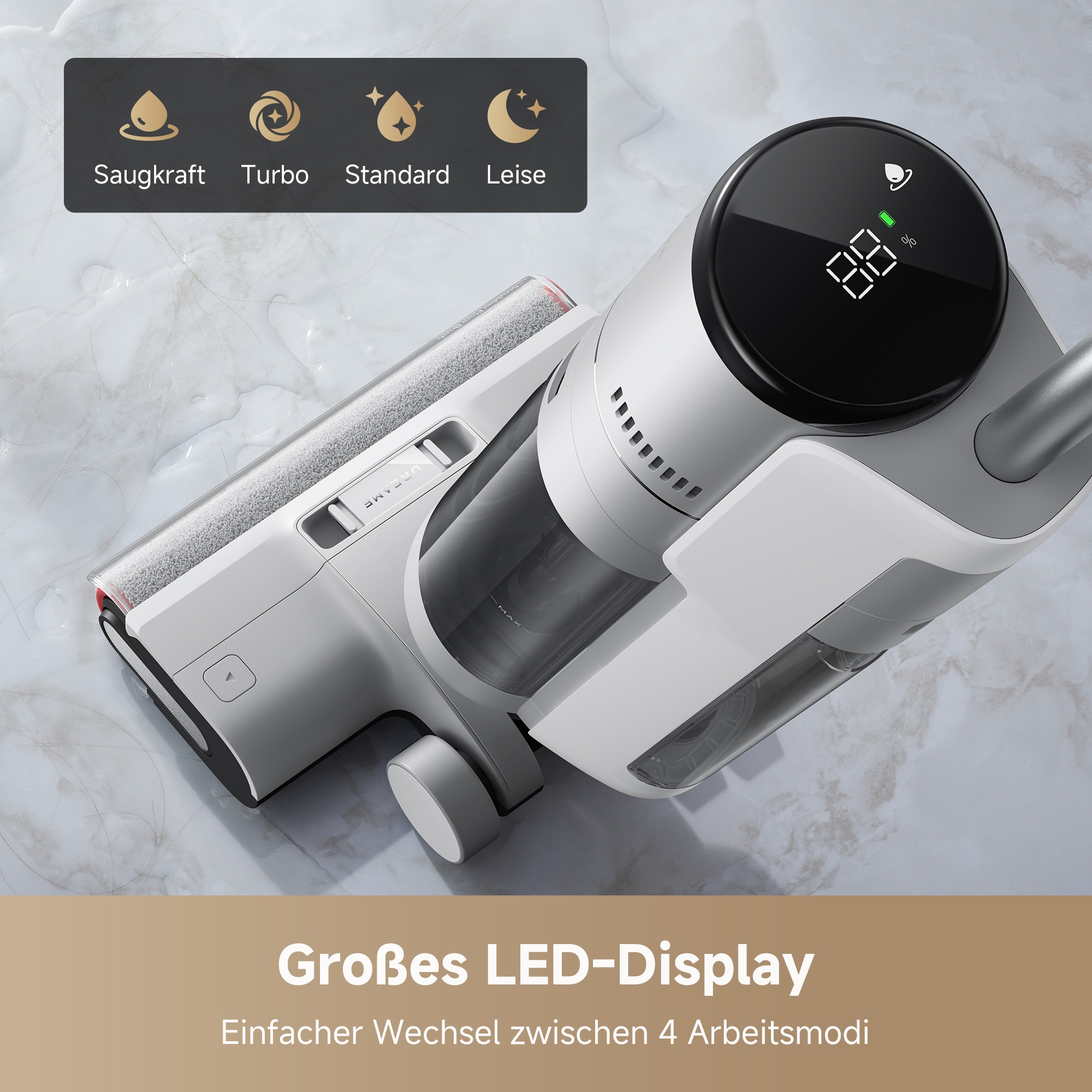 Dreame Nass-Trocken-Sauger »G10 Pro« 300 W, Intelligente Schmutzerkennung, Selbstreinigung