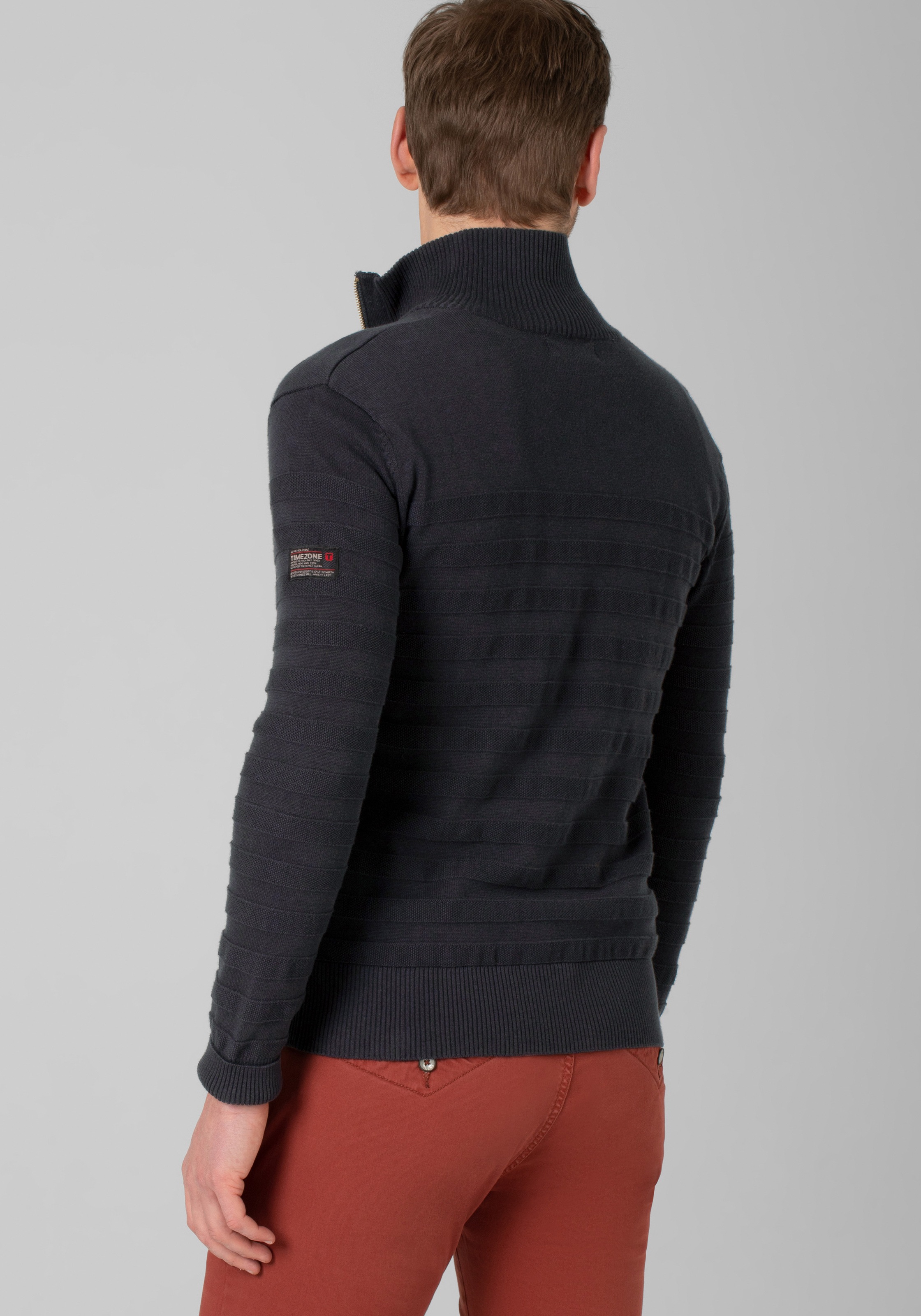 TIMEZONE Strickpullover »Tonal Striped Jacket«