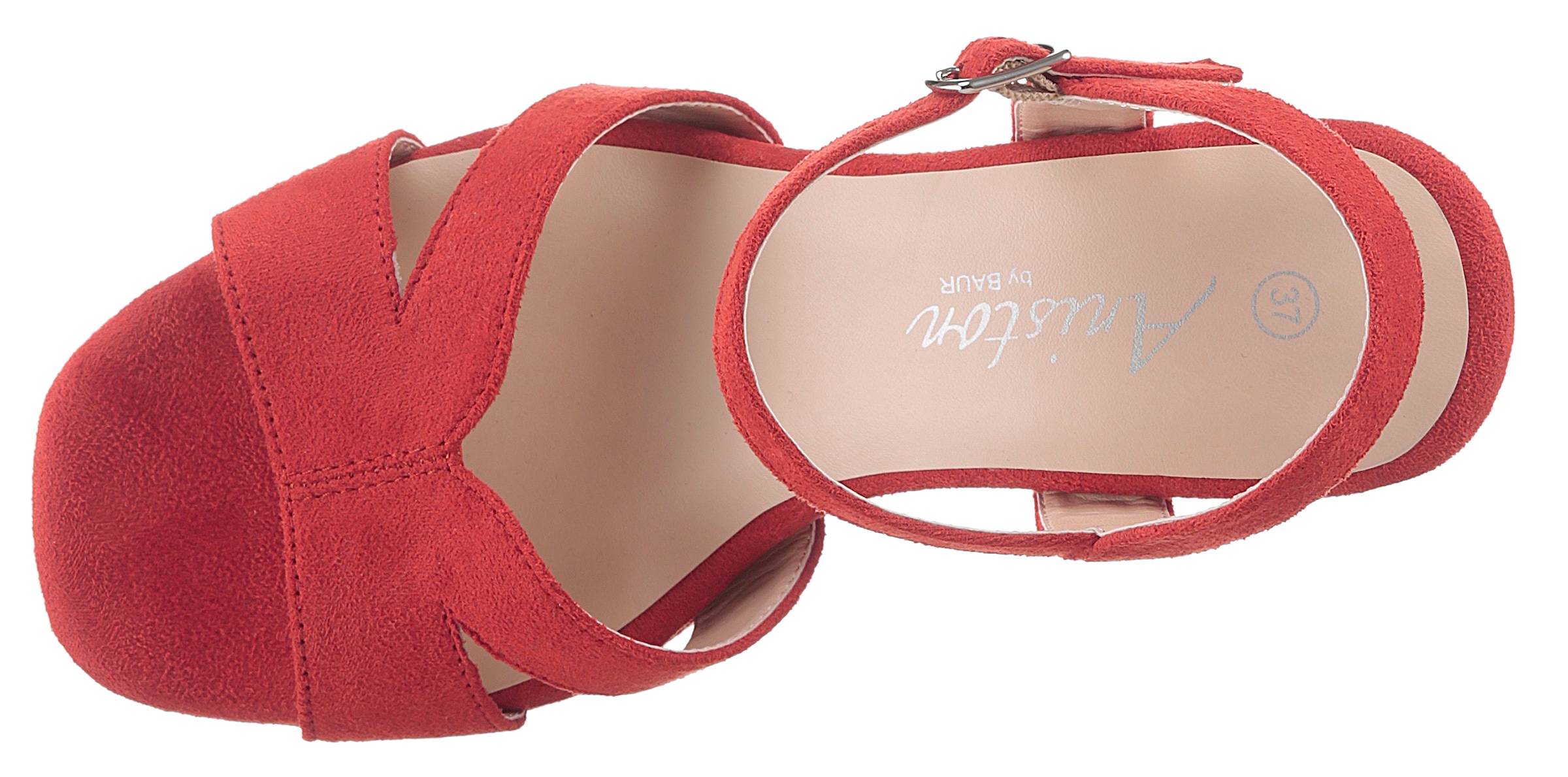 Aniston SHOES High-Heel-Sandalette, Sommerschuh, Abendsandale, Plateau - NEUE KOLLEKTION