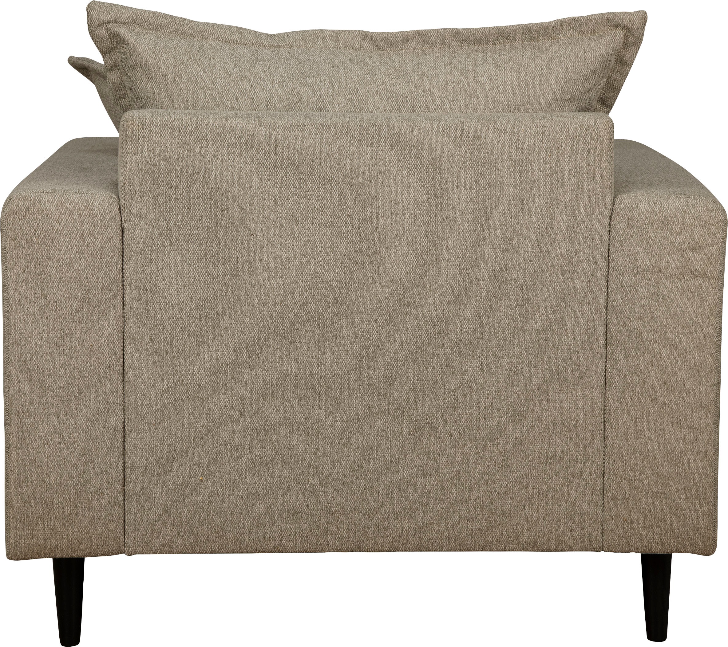 Home affaire Sessel »VEYRAS Loungesessel, Maße B/T/H: 95/84/76 cm«, mit Wellenunterfederung, incl. Kissen