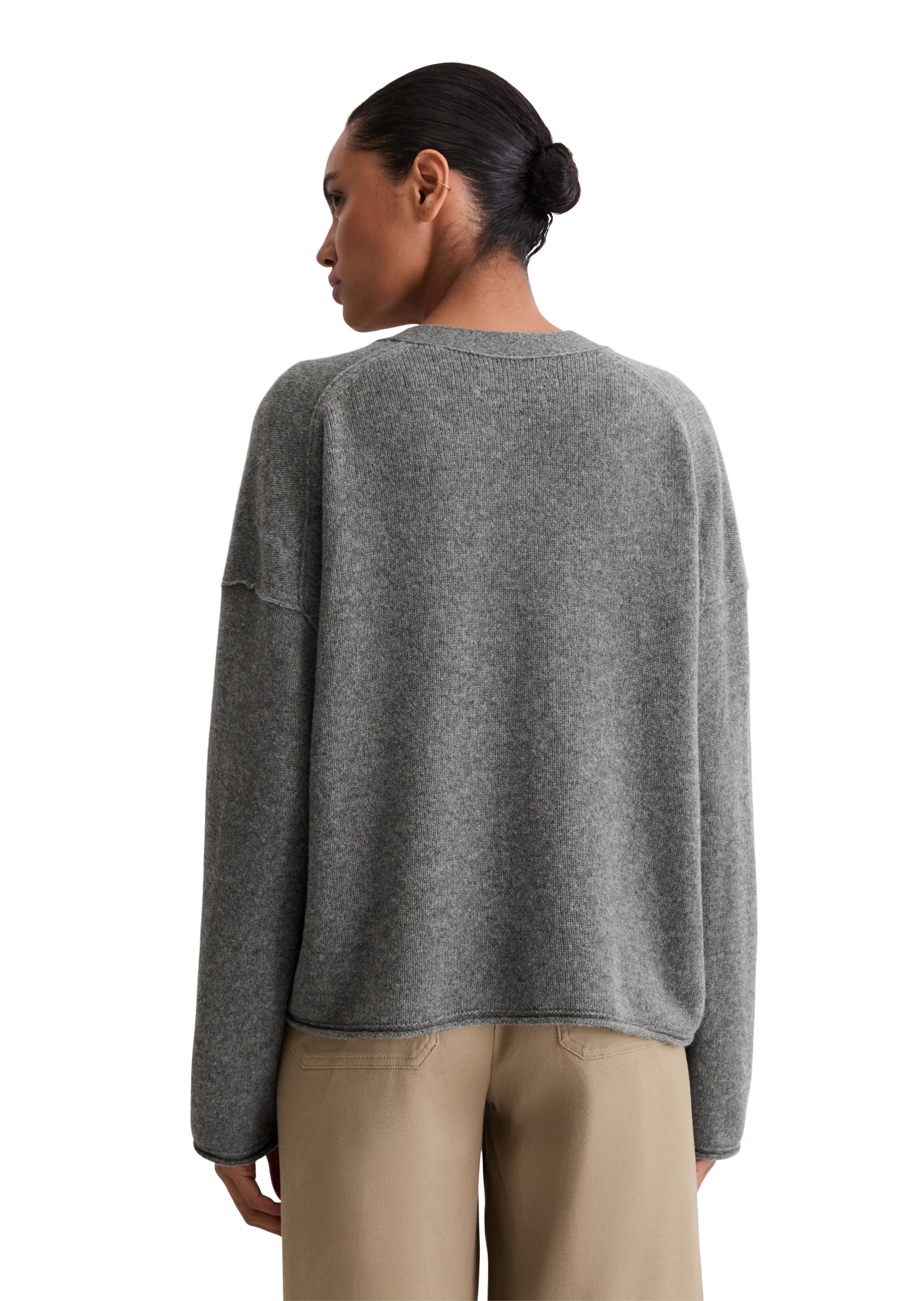 Marc O'Polo Strickjacke »oversized aus flauschiger Lambswool«