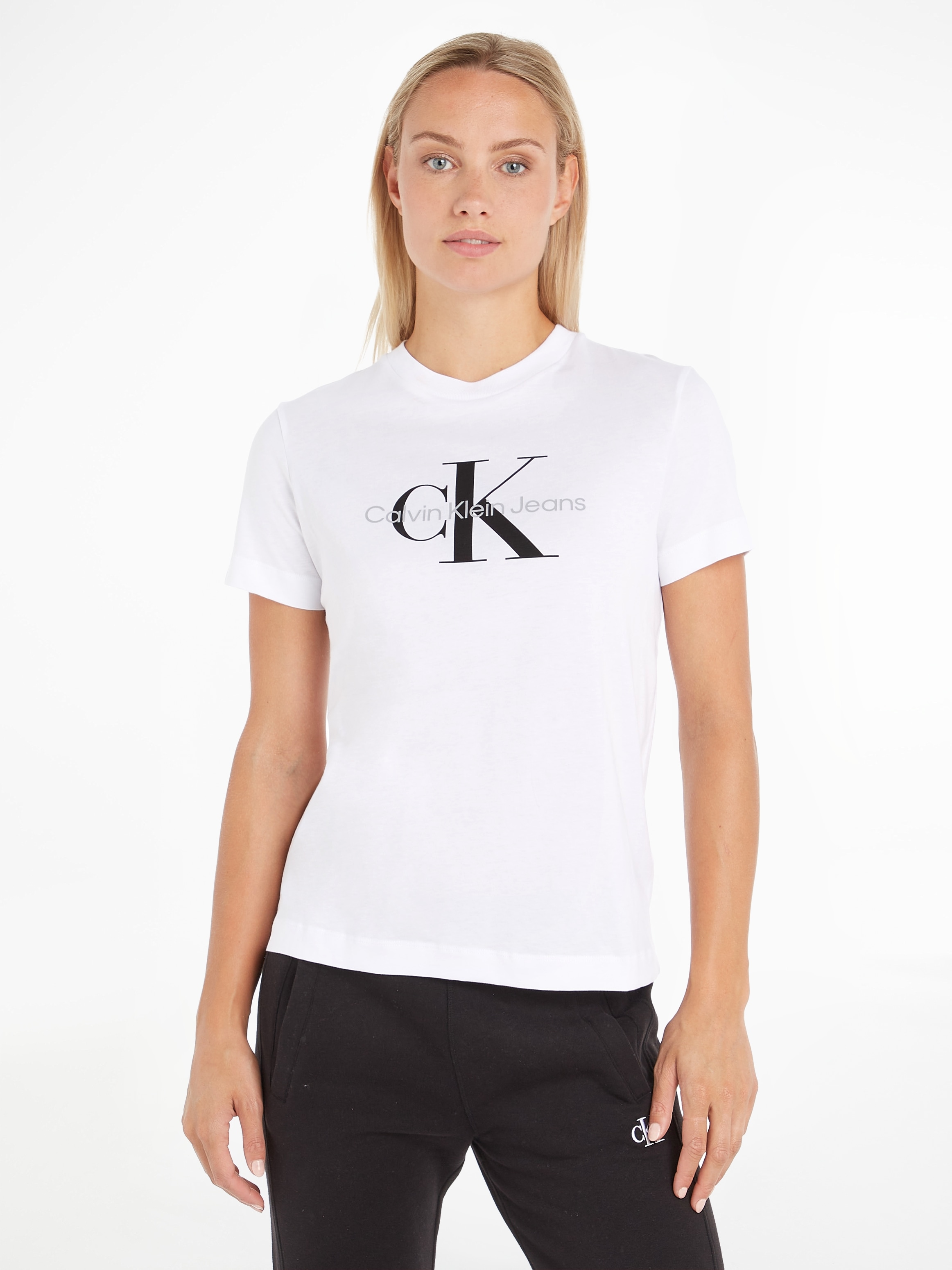 Calvin Klein Jeans Rundhalsshirt »CORE MONOGRAM REGULAR TEE«, (1 tlg.), mit  Calvin Klein Jeans Monogramm bei OTTO