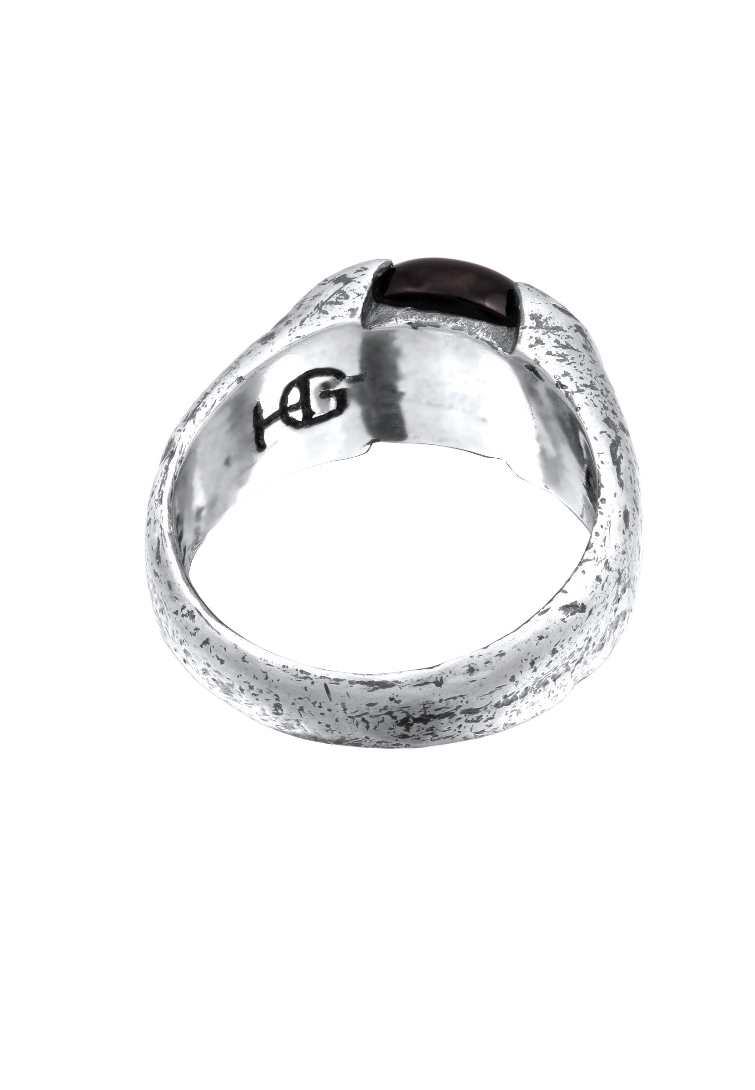 HAZE & GLORY Fingerring »Ring Tiger Eye - Quarz Dunkelblau 925 Sterling Silber«