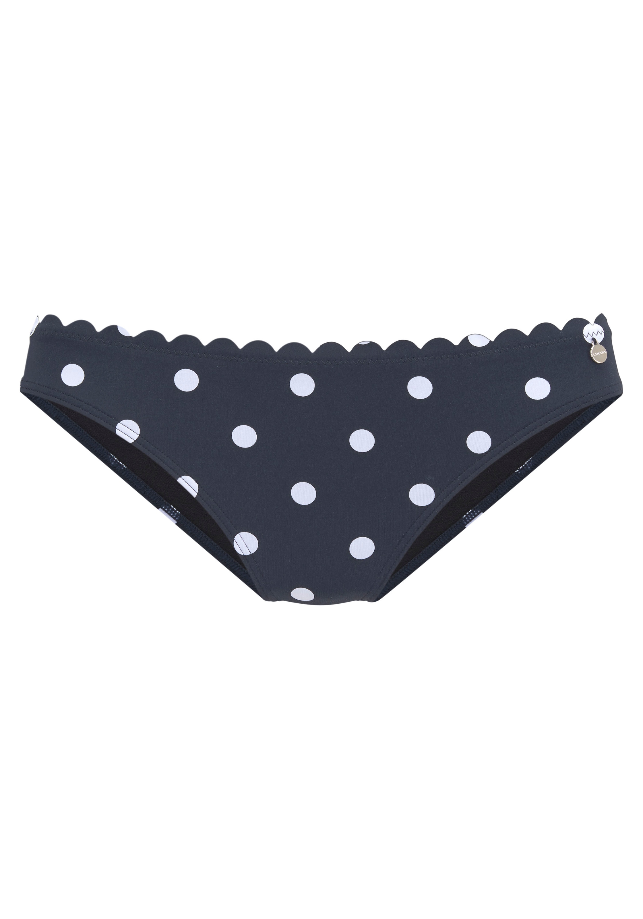 LASCANA Bikini-Hose »Jada«, mit Muschelkante und Pünktchen