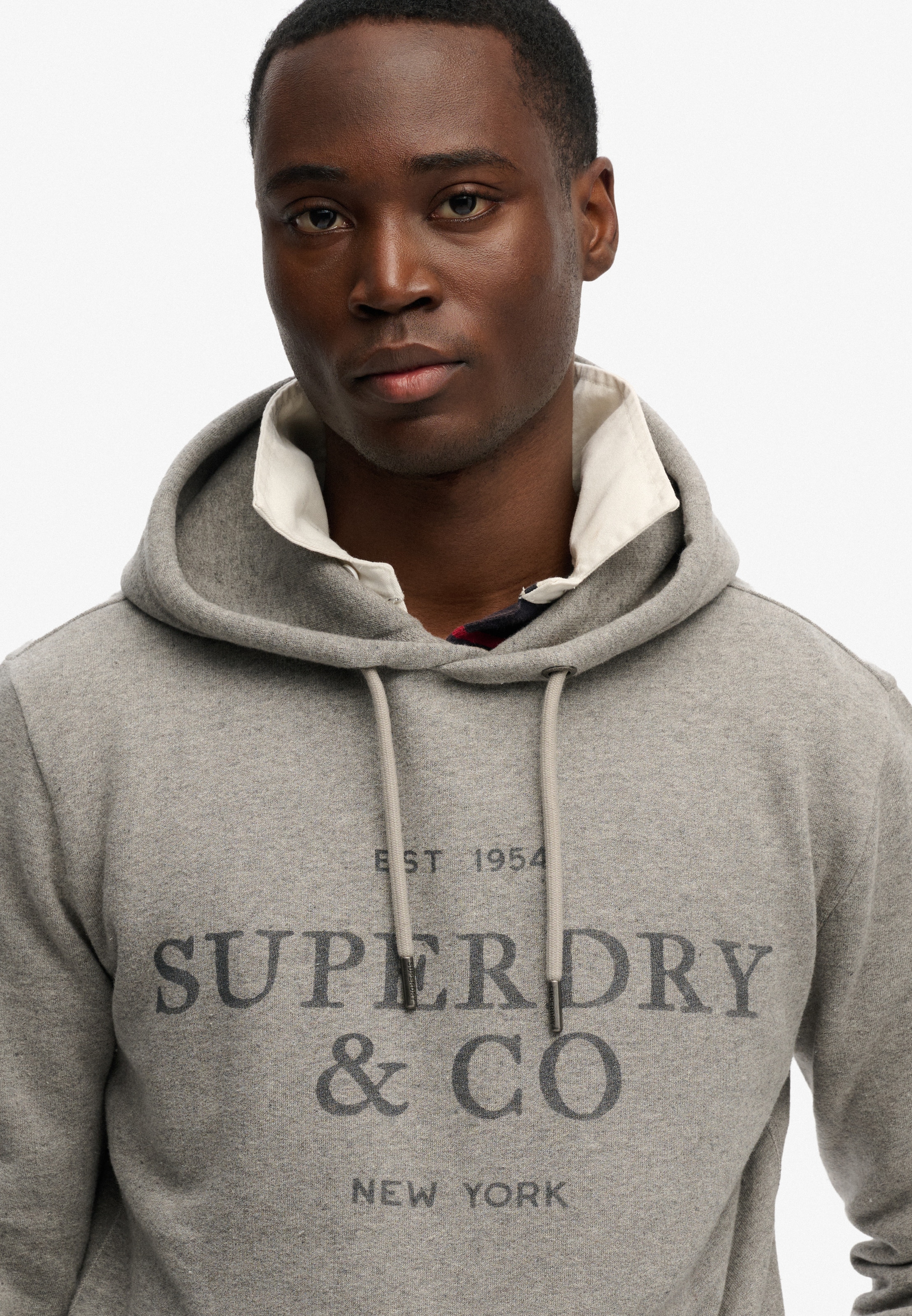 Superdry Kapuzensweatshirt »1954 COMPANY RELAXED HOOD«, Baumwollmischung, relaxed fit
