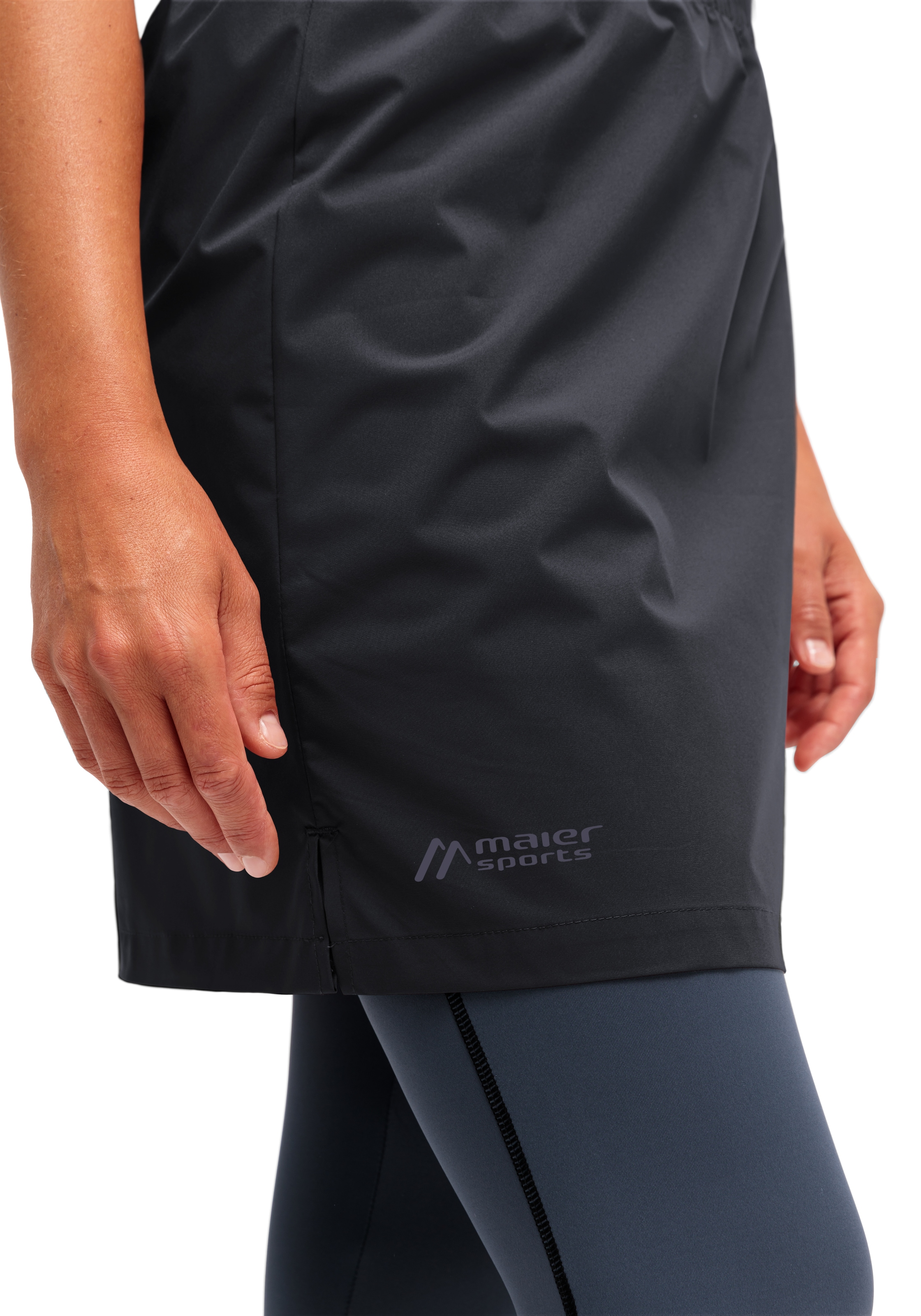 Maier Sports Midirock »Rain Skirt 2.0«, Damen Regenrock, wasserabweisend atmungsaktiv, Rock in sich verpackbar