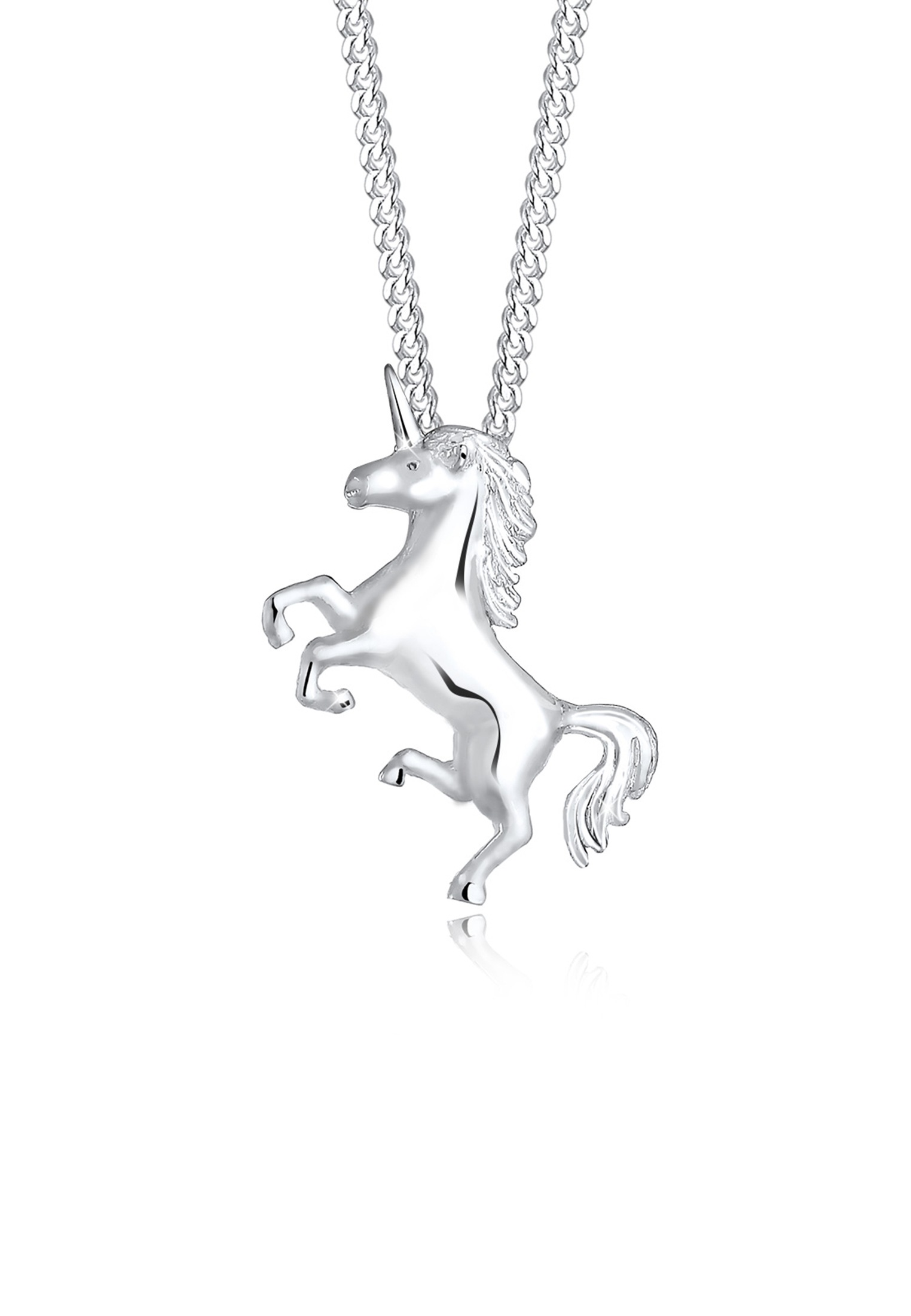 Elli Kette mit Anhänger »Halskette Einhorn Unicorn Magic 925 Silber«