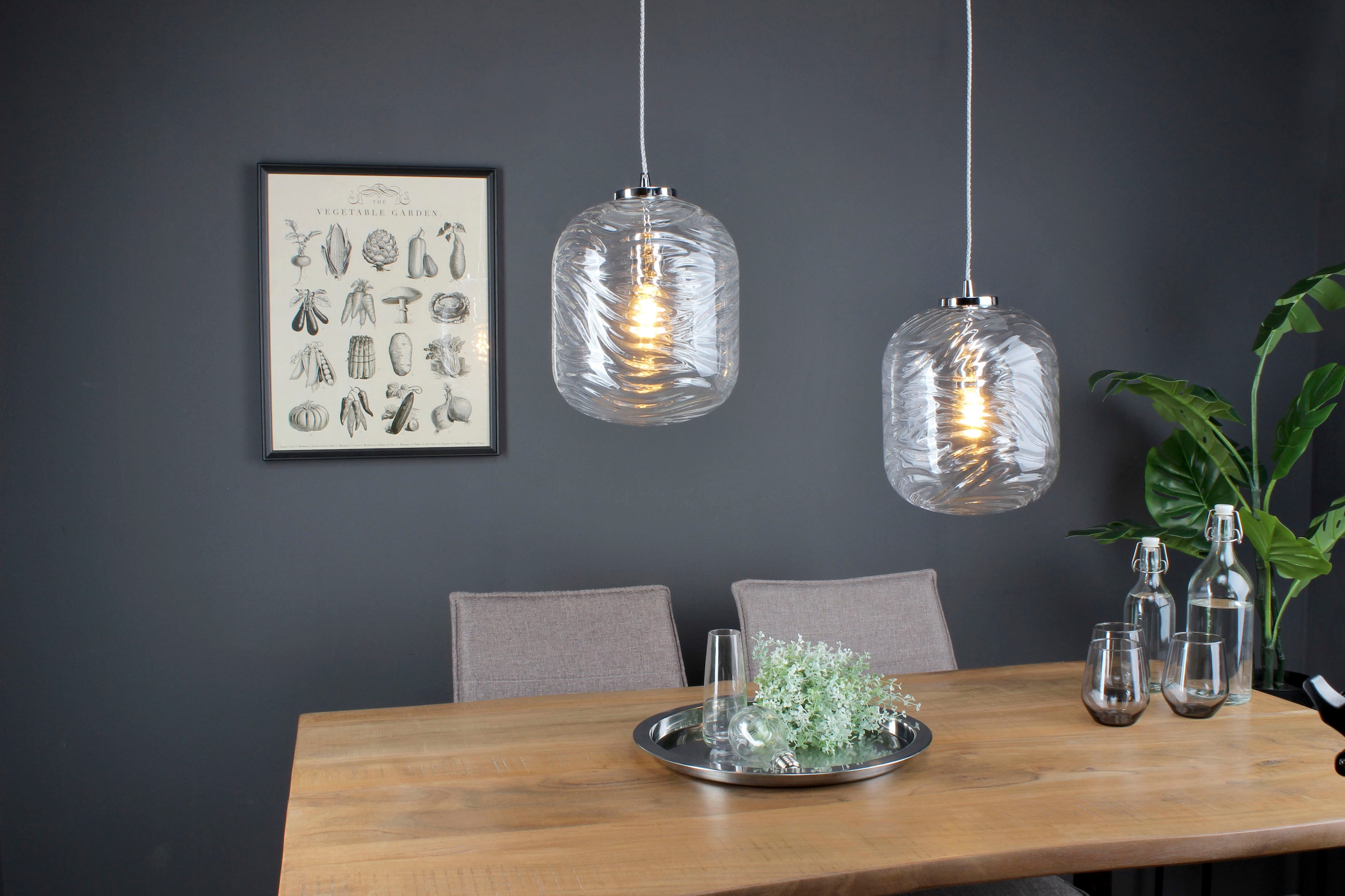 ECO-LIGHT Pendelleuchte »Nereide«, Leuchtmittel E27 | ohne Leuchtmittel