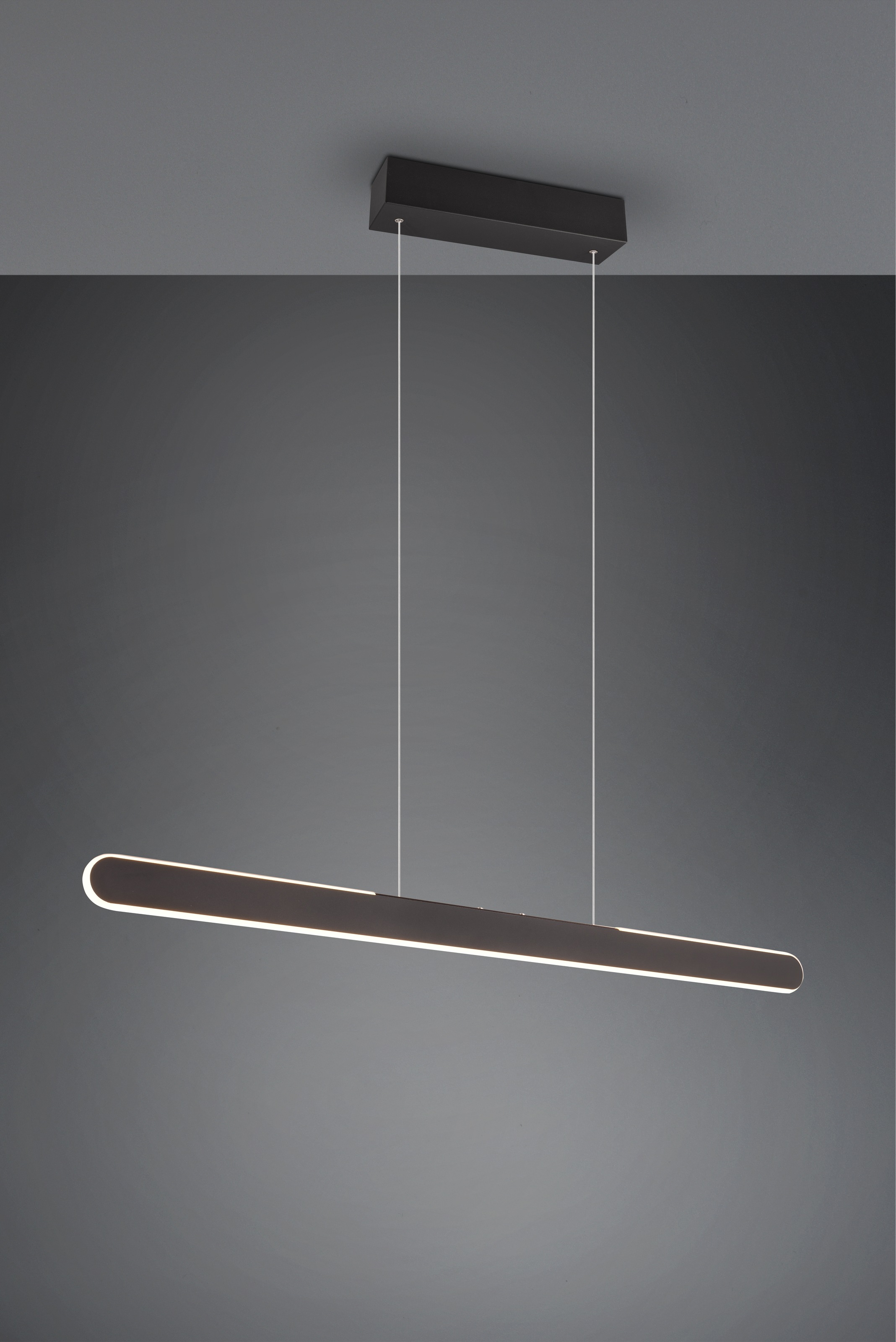 TRIO Leuchten LED Pendelleuchte »HELIOS, bis 150 cm höhenverstellbare LED Hängelampe 28W 3300 Lumen« LED-Board 1 Stk. warmweiß - kaltweiß CCT warmweiß-kaltweiß 2700-6500K, dimmbar Touch Sensor, up+down light