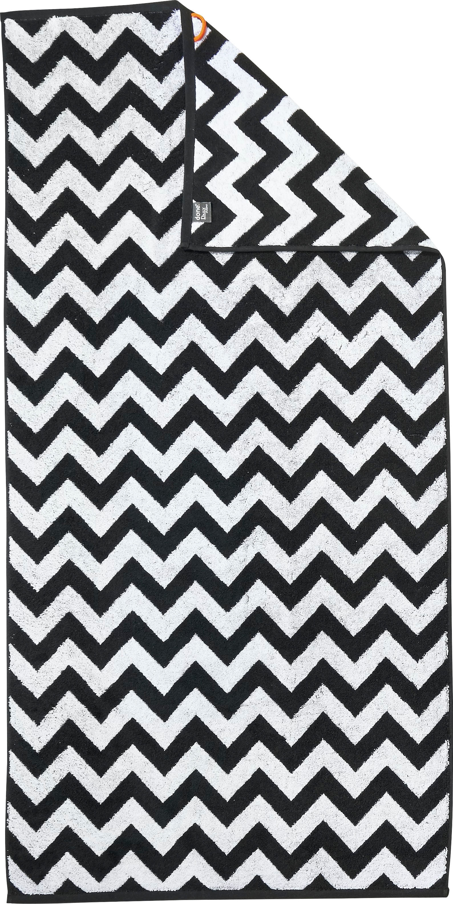 done.® Duschtuch »Daily Shapes ZickZack« Jacquardgewebe, modernes Muster