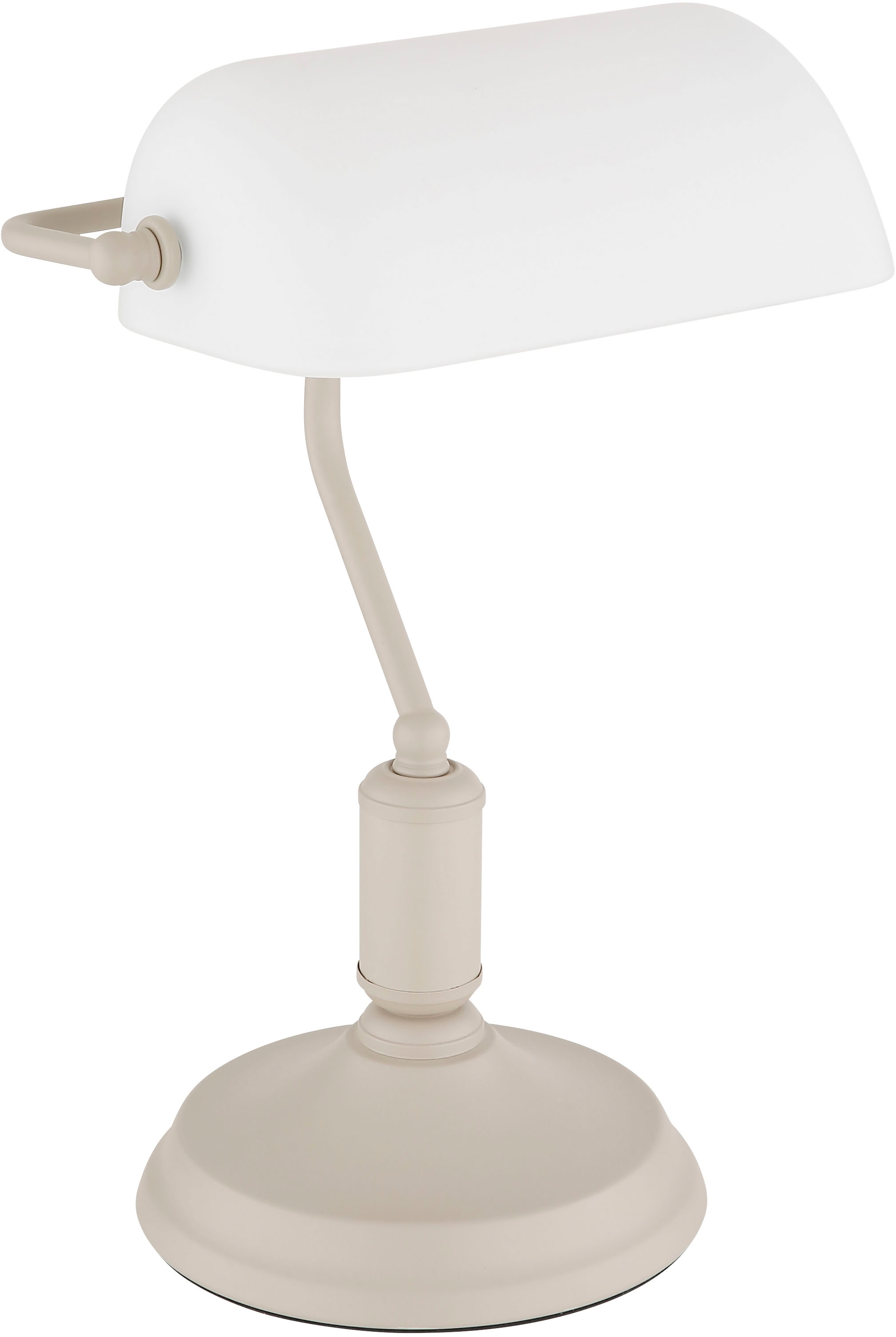 my home Tischleuchte »Leandra Bankerslamp« E27 1 Stk. Wippschalter am Kabel