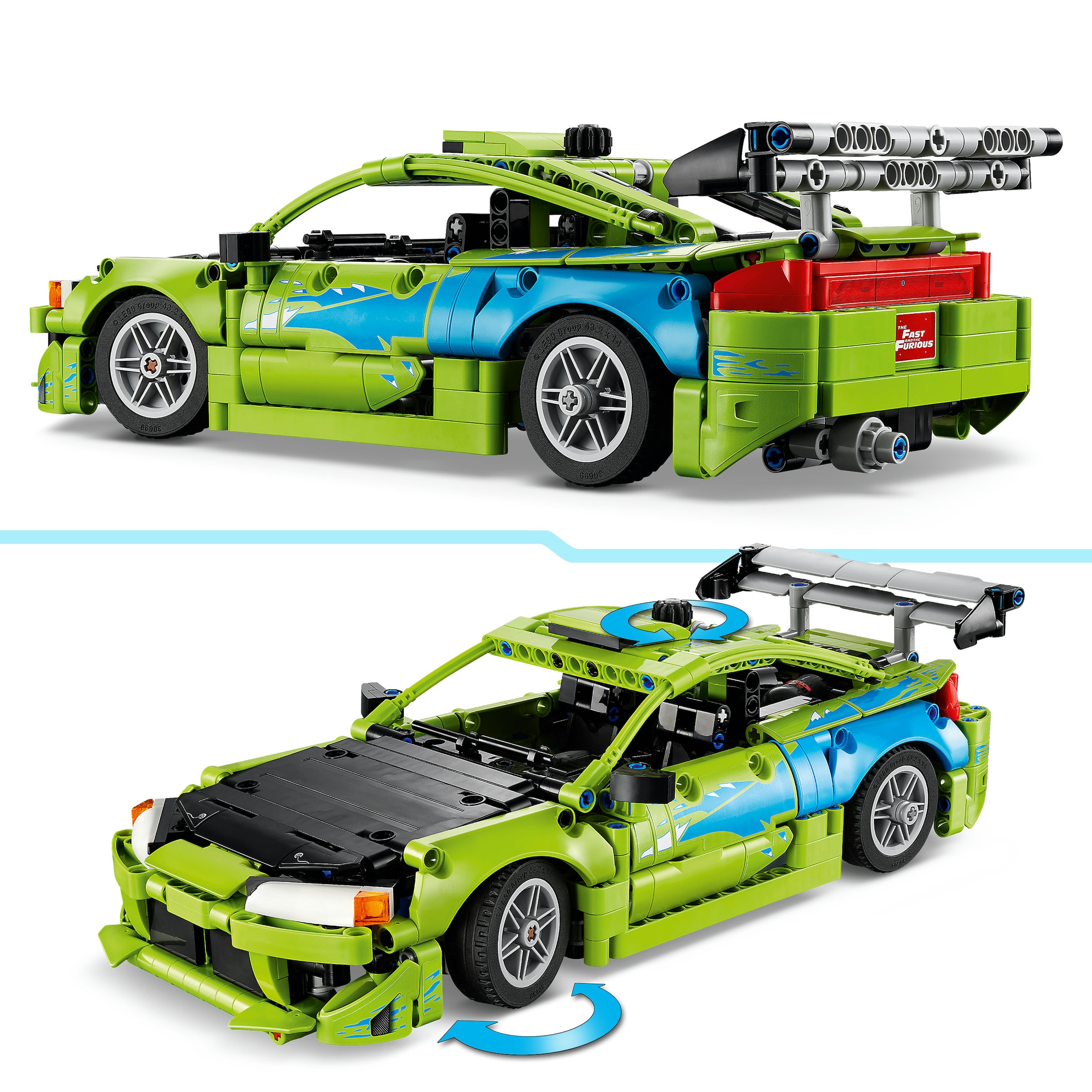 LEGO® Konstruktionsspielsteine »Fast and Furious Mitsubishi Eclipse Auto (42229), LEGO Technic« Made in Europe