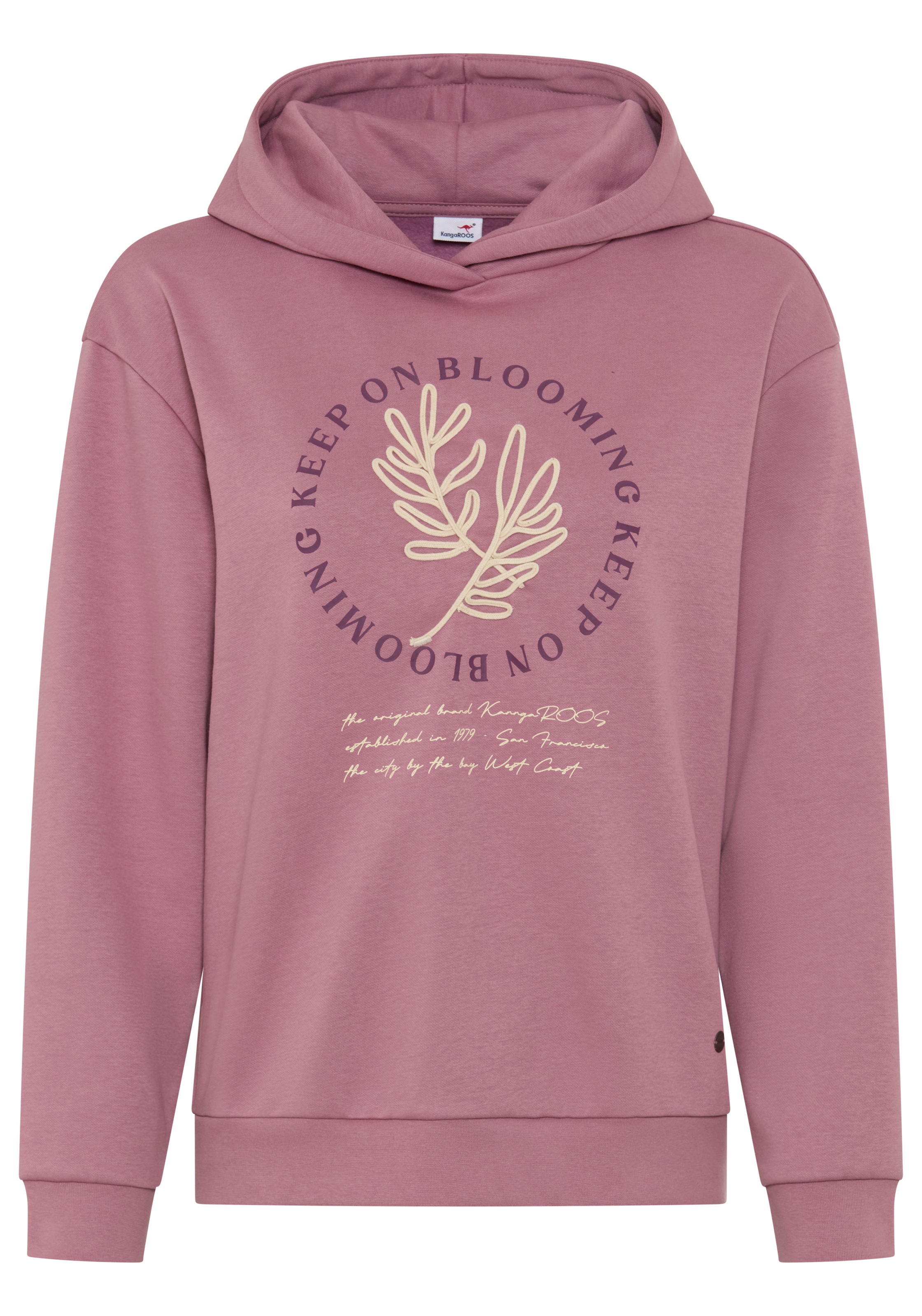 KangaROOS Kapuzensweatshirt , mit Kapuze, weite Passform, hüftlange Form, auch in großen Größen
