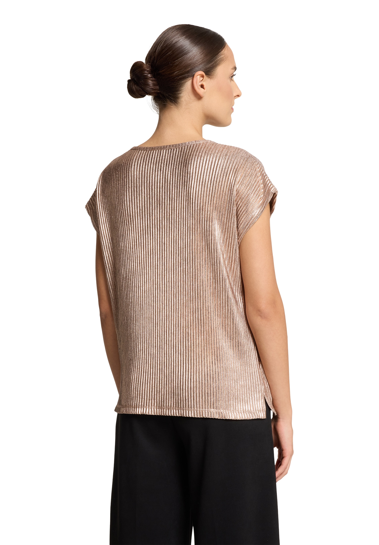 Betty Barclay Kurzarmshirt »Casual-Shirt mit Glanzeffekt«