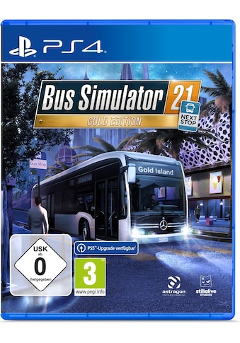 Spielesoftware »Bus Simulator 21 Next Stop - Gold Edition«, PlayStation 4
