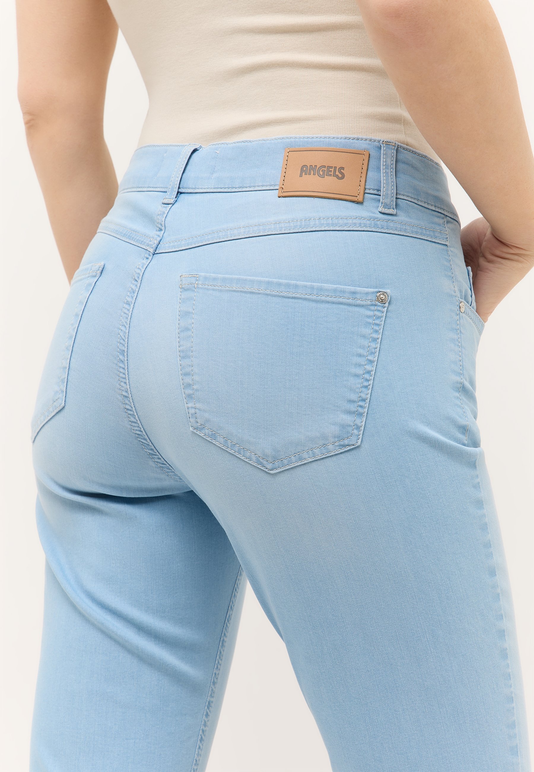 ANGELS 5-Pocket-Jeans »ANACAPRI« in Capri-Länge, Slim Fit mit Stretch