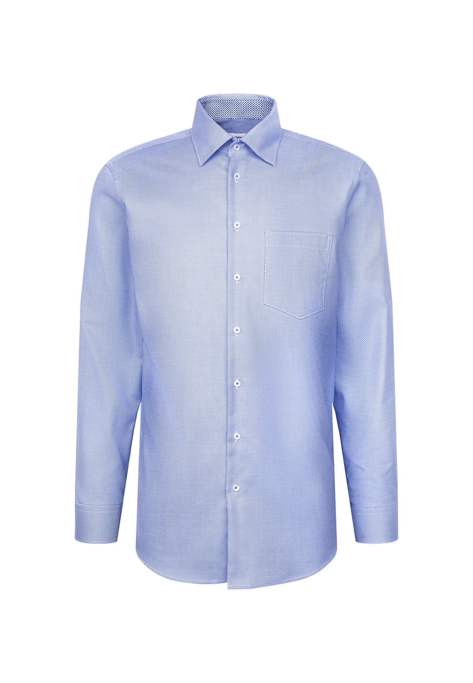 seidensticker Businesshemd »Schwarze Rose« Regular 1/1 Covered-Button-Down-Kragen Struktur