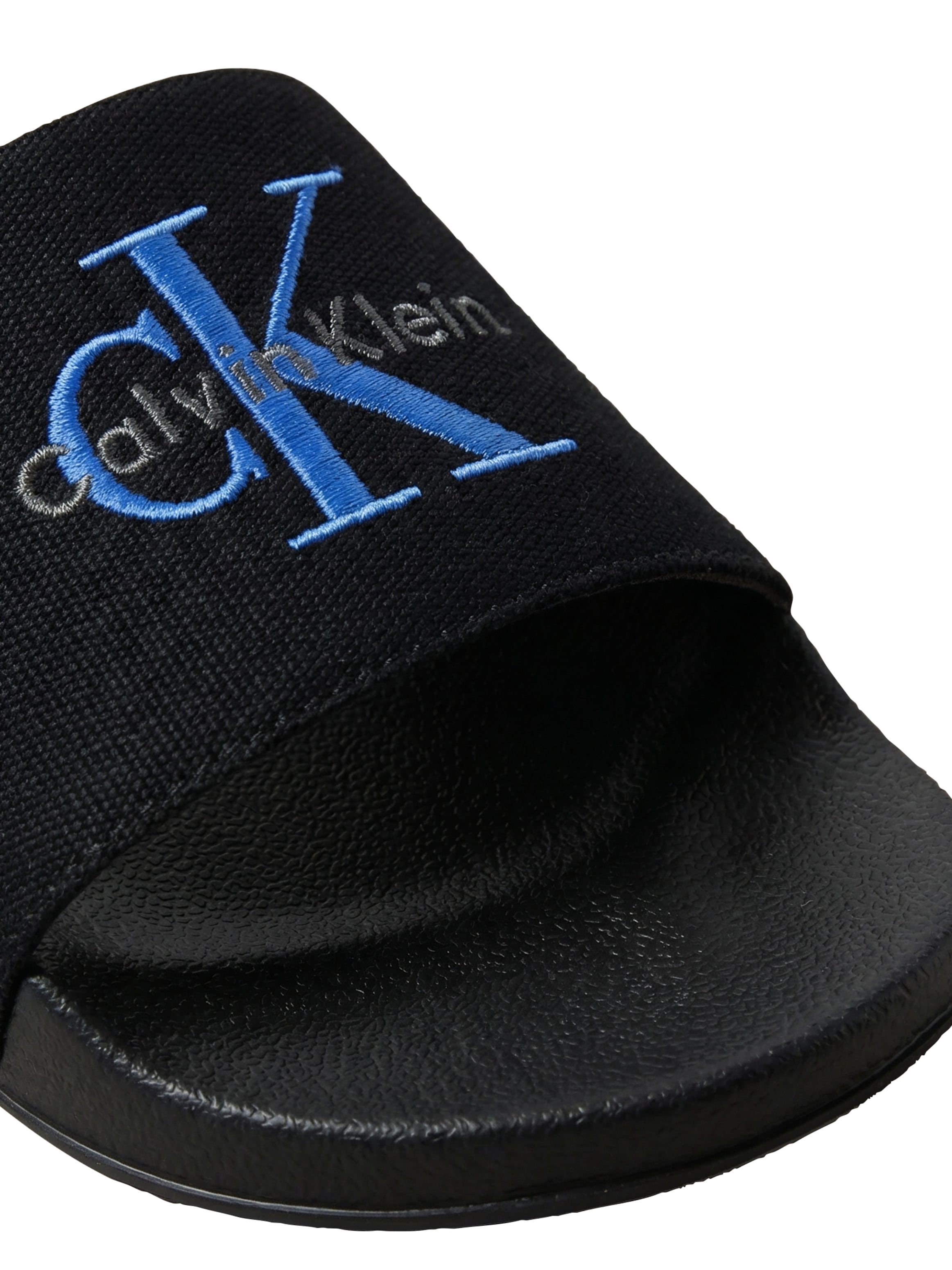 Calvin Klein Badepantolette »ESS SLIDE CV WN«  Strandschuh, Flat mit CK-Stickerei