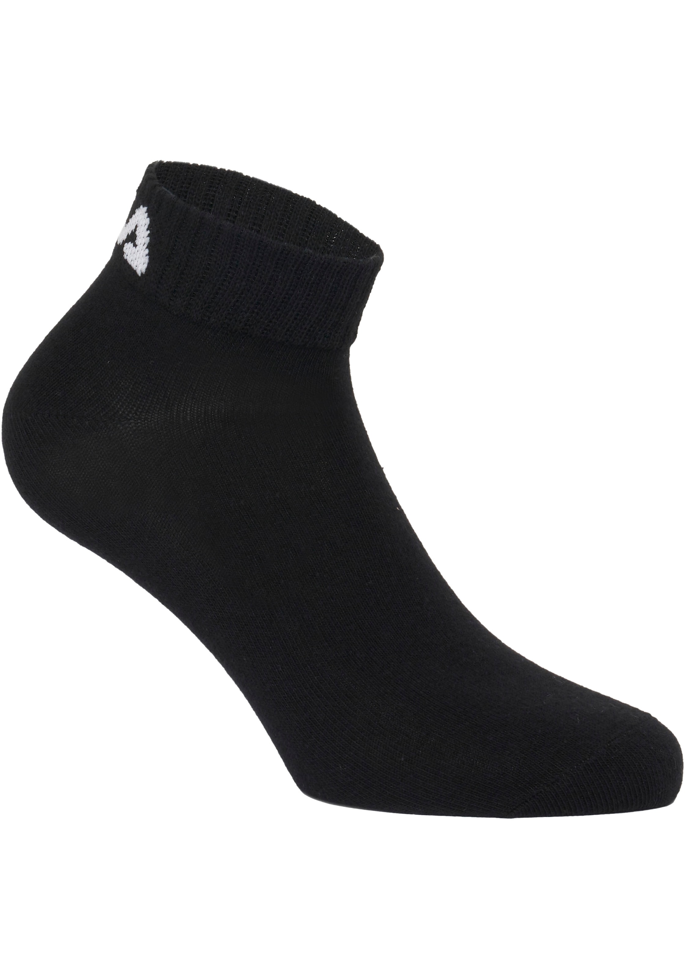 Fila Kurzsocken »UNISEX INVISIBLE PLAIN SOCKS«, (6 Paar), Baumwollmischung, Rippenbündchen, flache Zehennaht