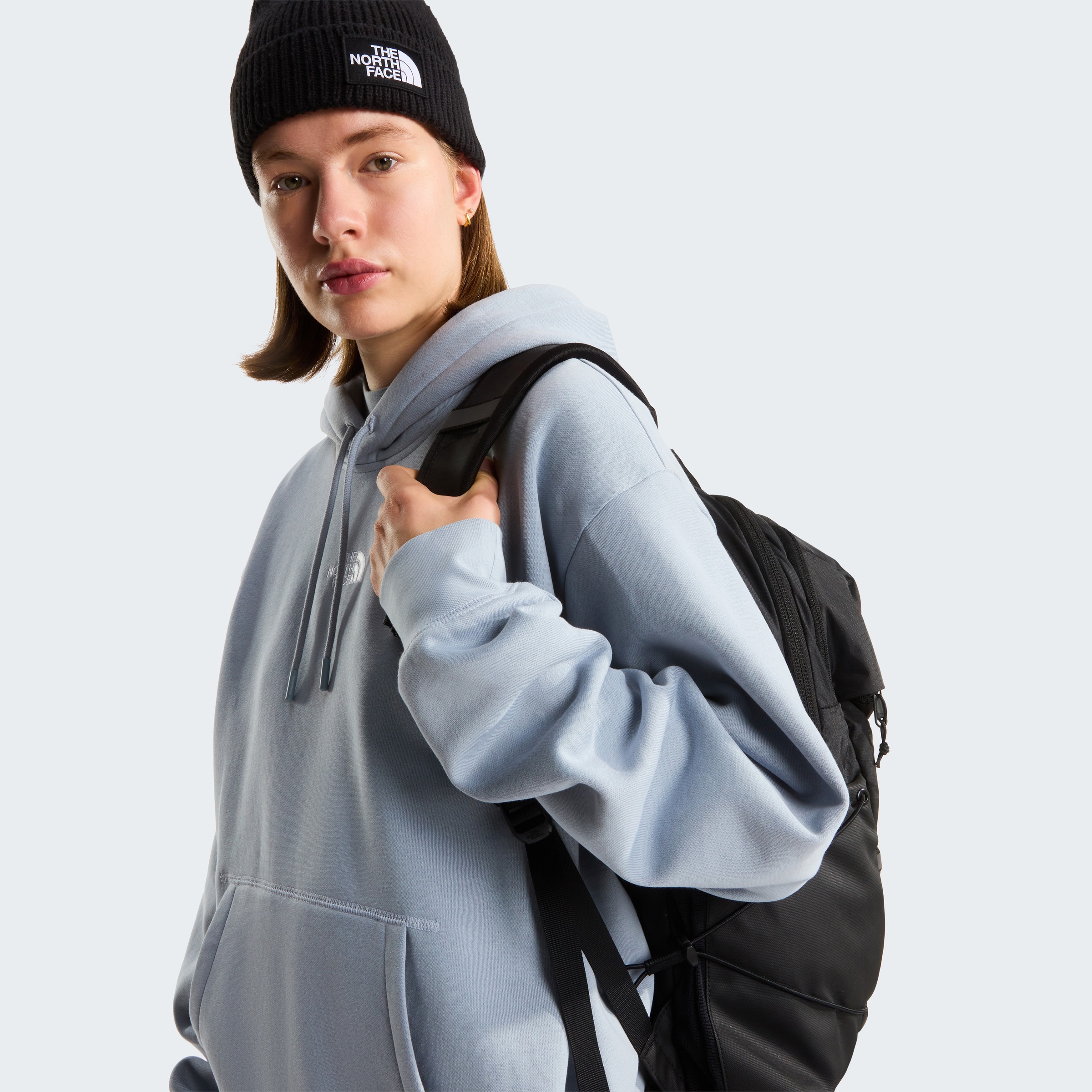 The North Face Kapuzensweatshirt »W ESSENTIAL OVERSIZE HOODIE«, sportlicher Stil, wärmend, mit Kapuze, aus Baumwolle und Polyester
