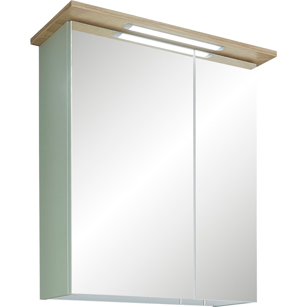 Saphir Spiegelschrank »Quickset 963 Badschrank, 2 Spiegeltüren, 2 Einlegeböden, 60 cm breit«