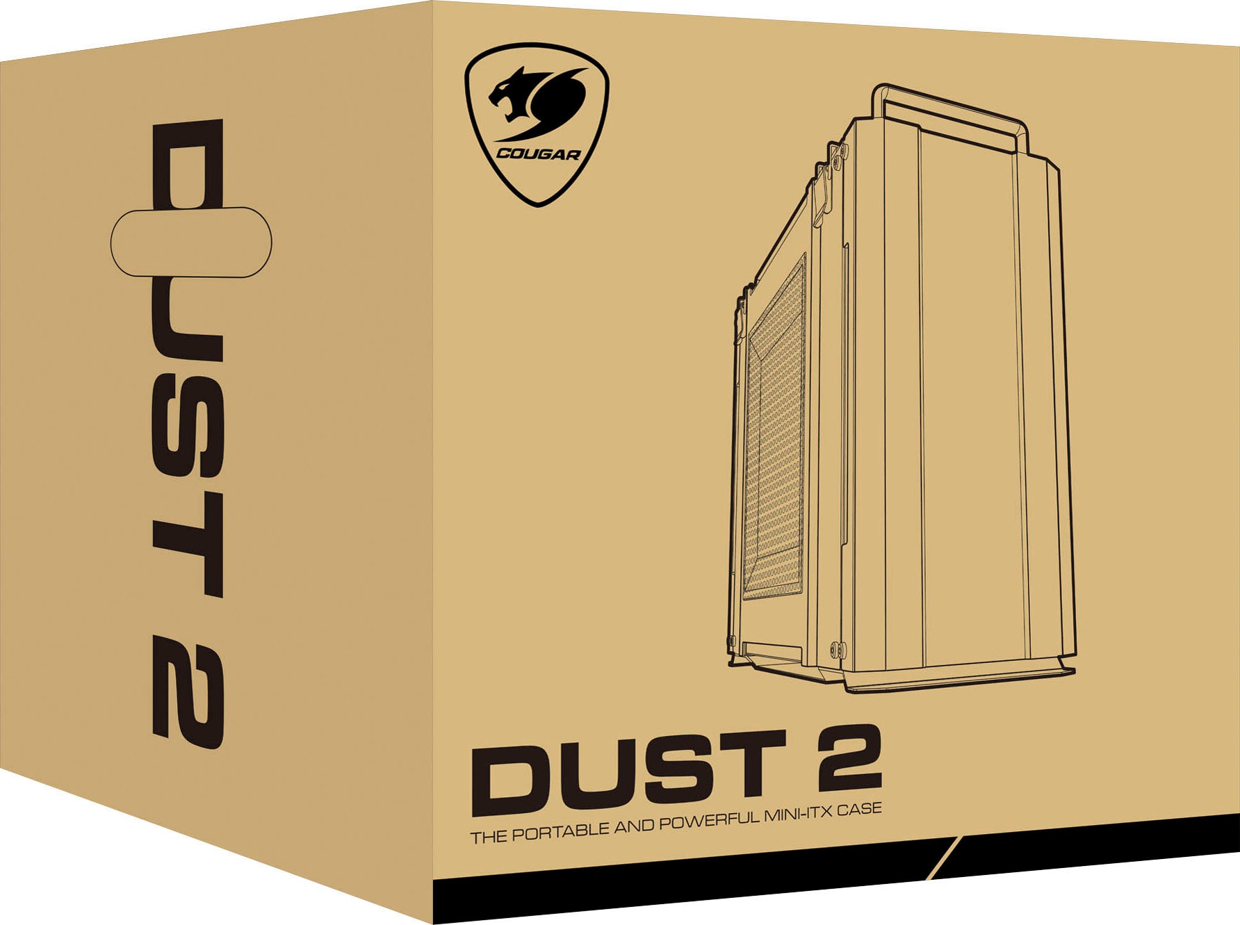 Cougar Gaming-Gehäuse »Mini ITX DUST 2«