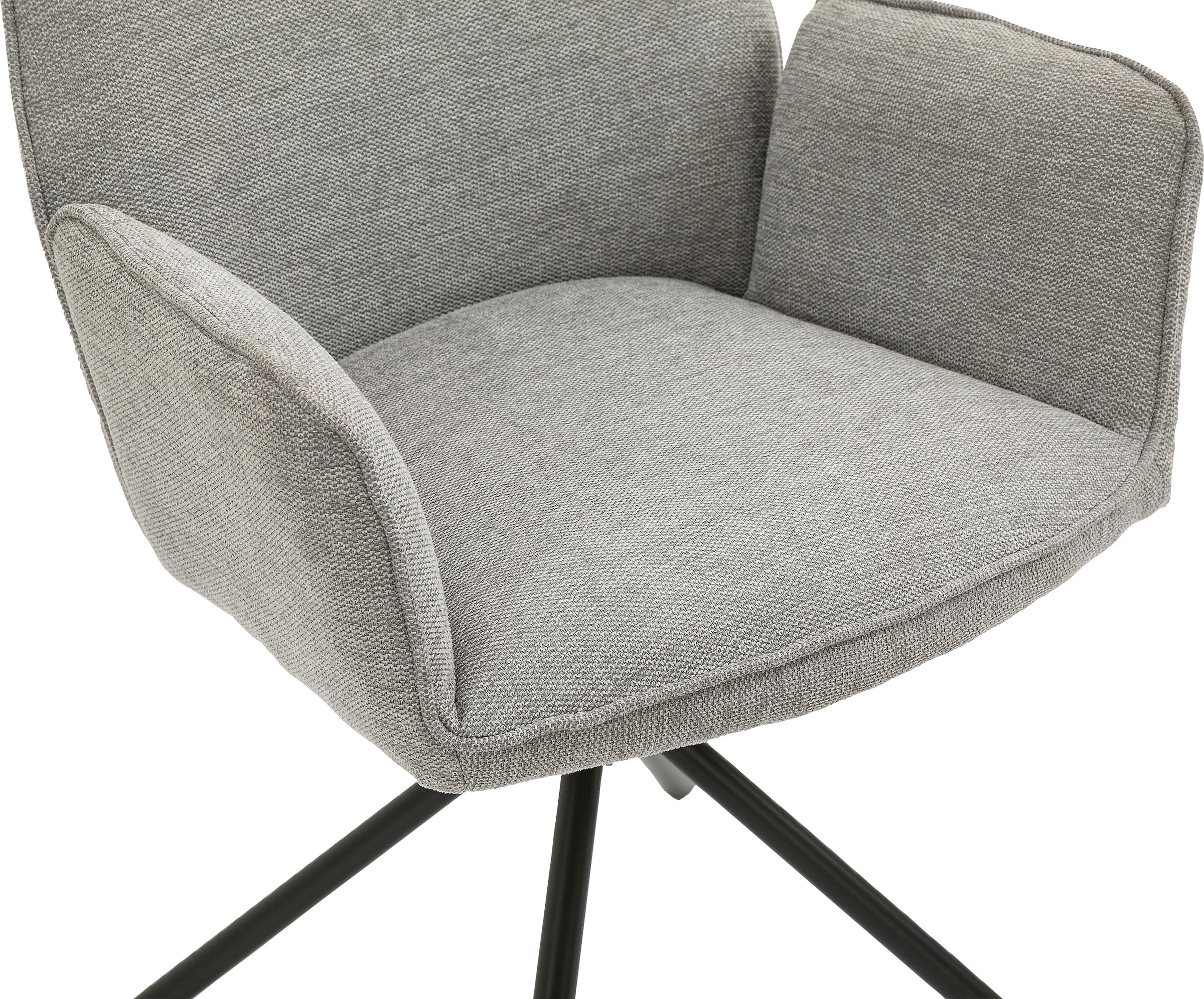 byLIVING Esszimmerstuhl »Blair«, (Set), 2 St., Webstoff, 2er-Set, 360 Grad drehbar, gemütlicher Sessel, verschiedenen Stoffe