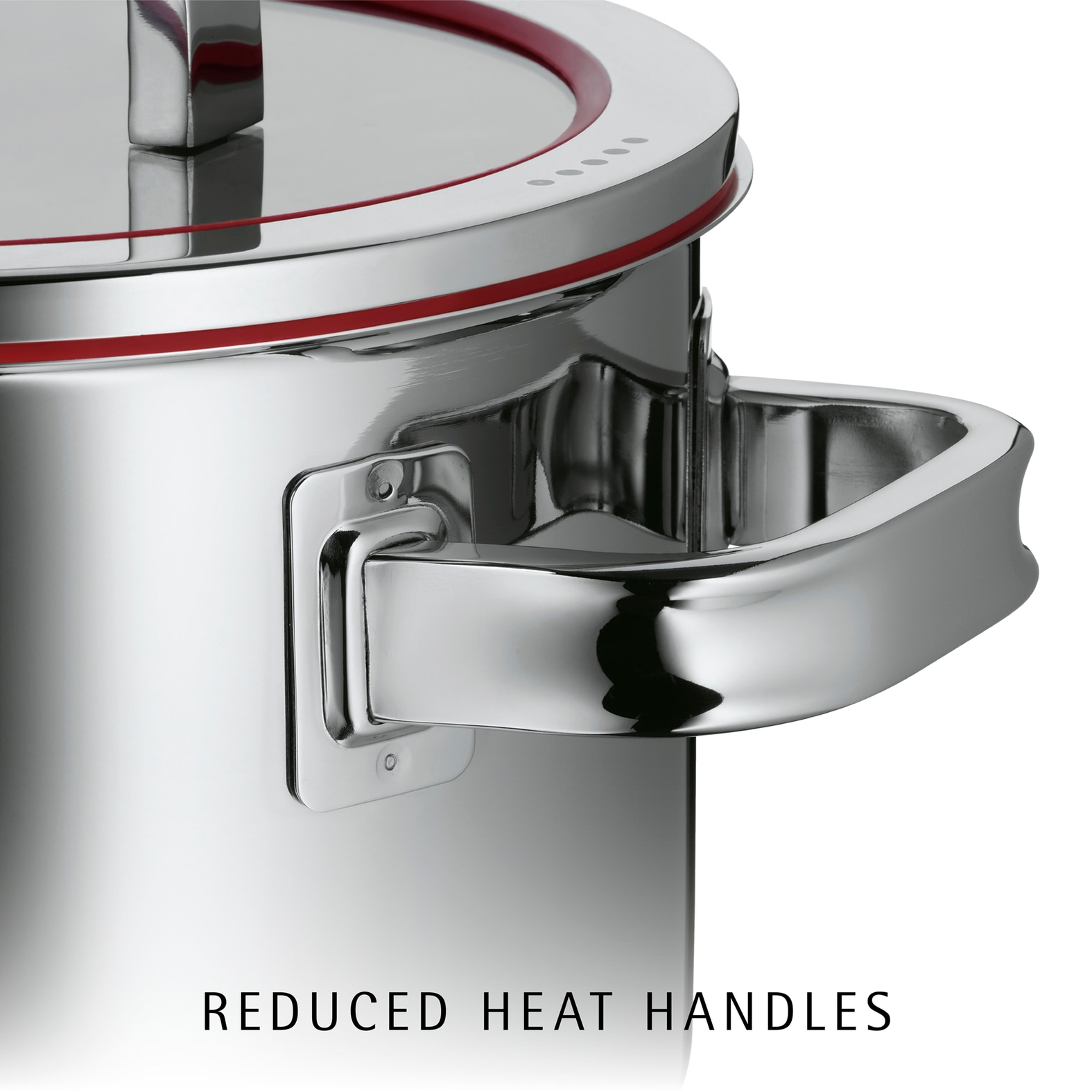 WMF Topf-Set »Function 4 Induktion, Glasdeckel mit 4 Abgießfunktionen« Set, 8 Stk. tlg. Cromargan® Edelstahl Rostfrei 18/10