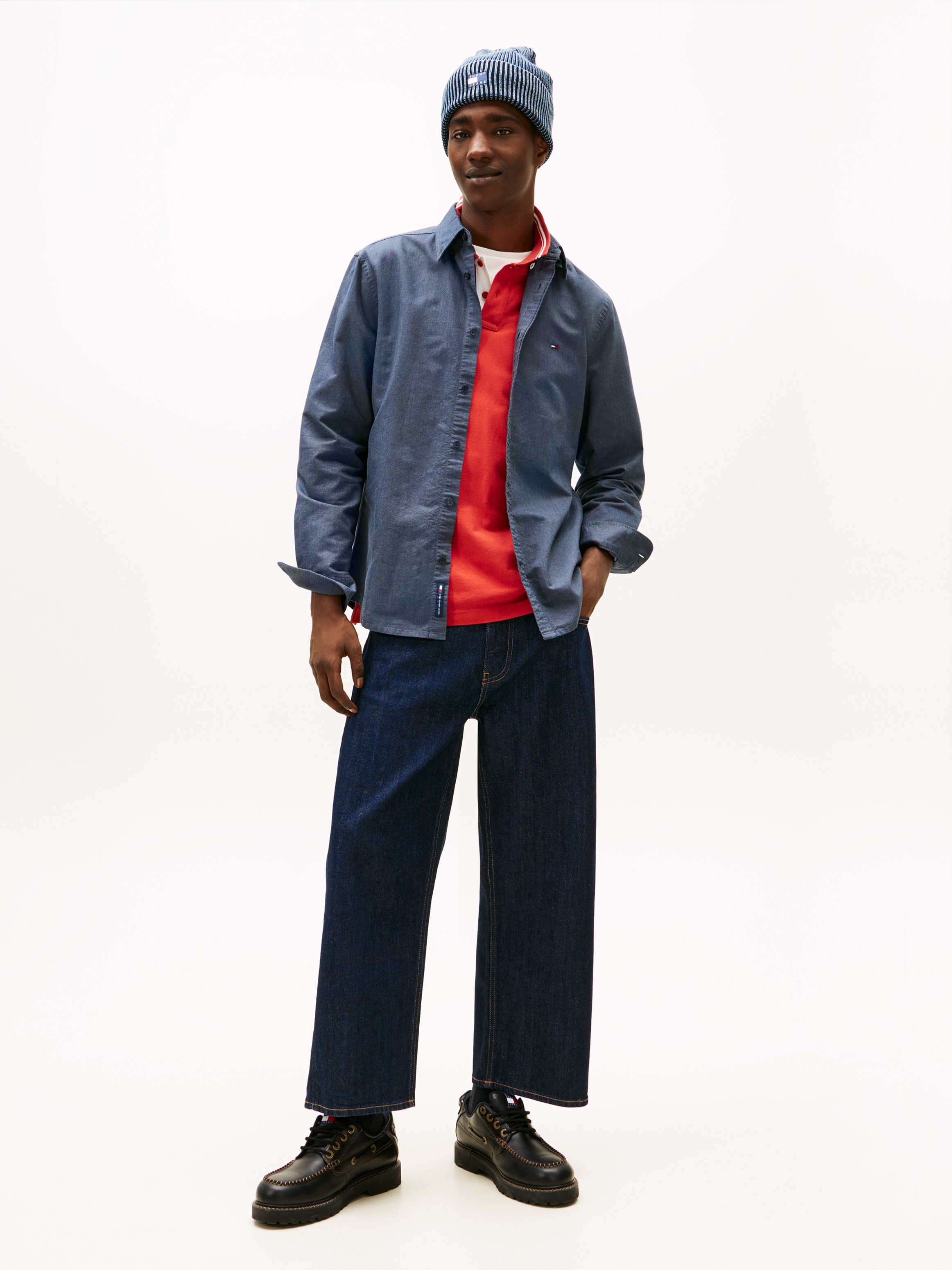 Tommy Jeans Langarmhemd »TJM OXFORD« regular fit, Button-down-Kragen, basic